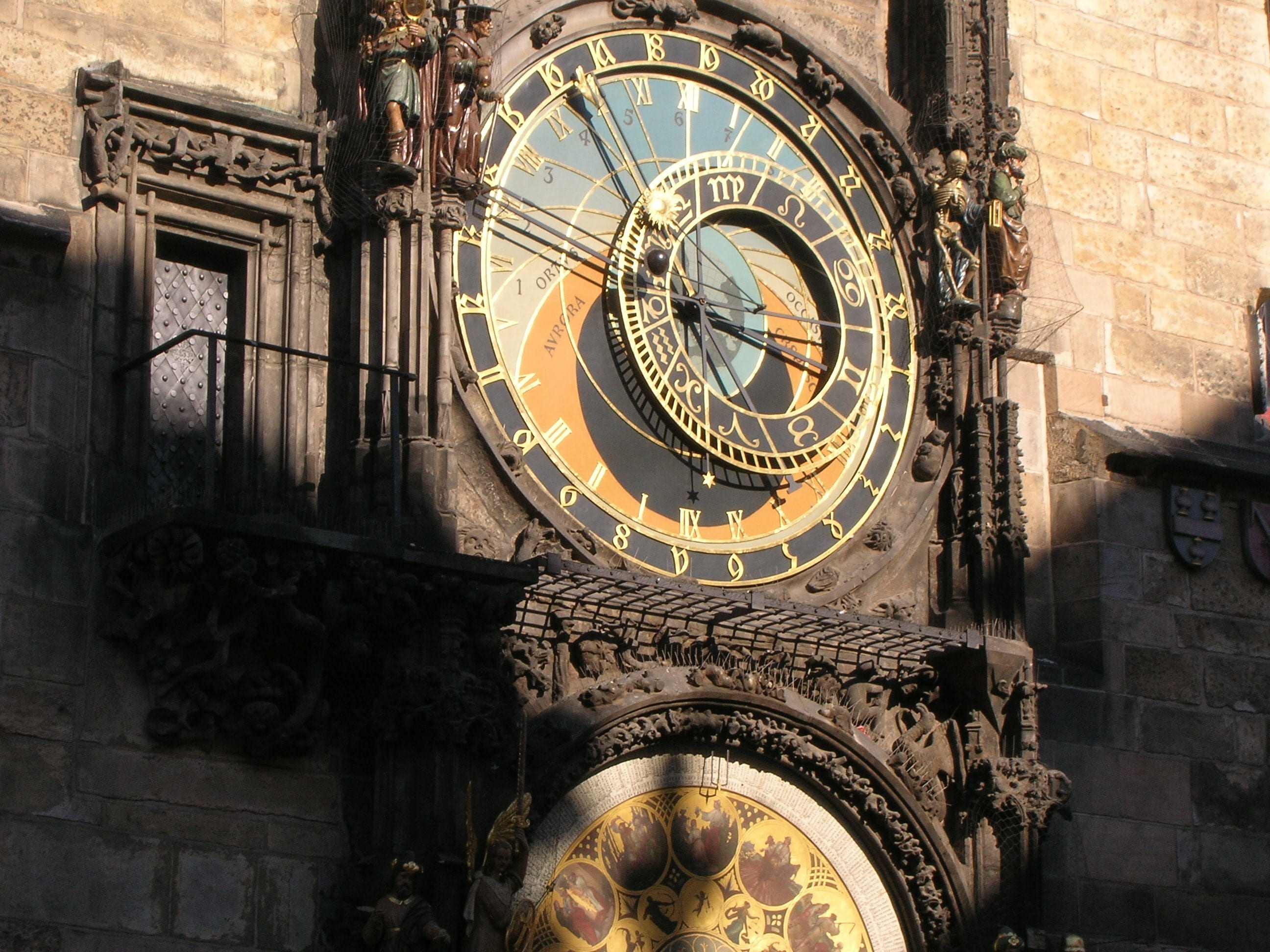 no people, astronomy, outdoor, minute hand, clock tower, astronomical clock, the past, roman numeral, built structure, 2K, antique, landmark, time, clock face, HD Wallpaper