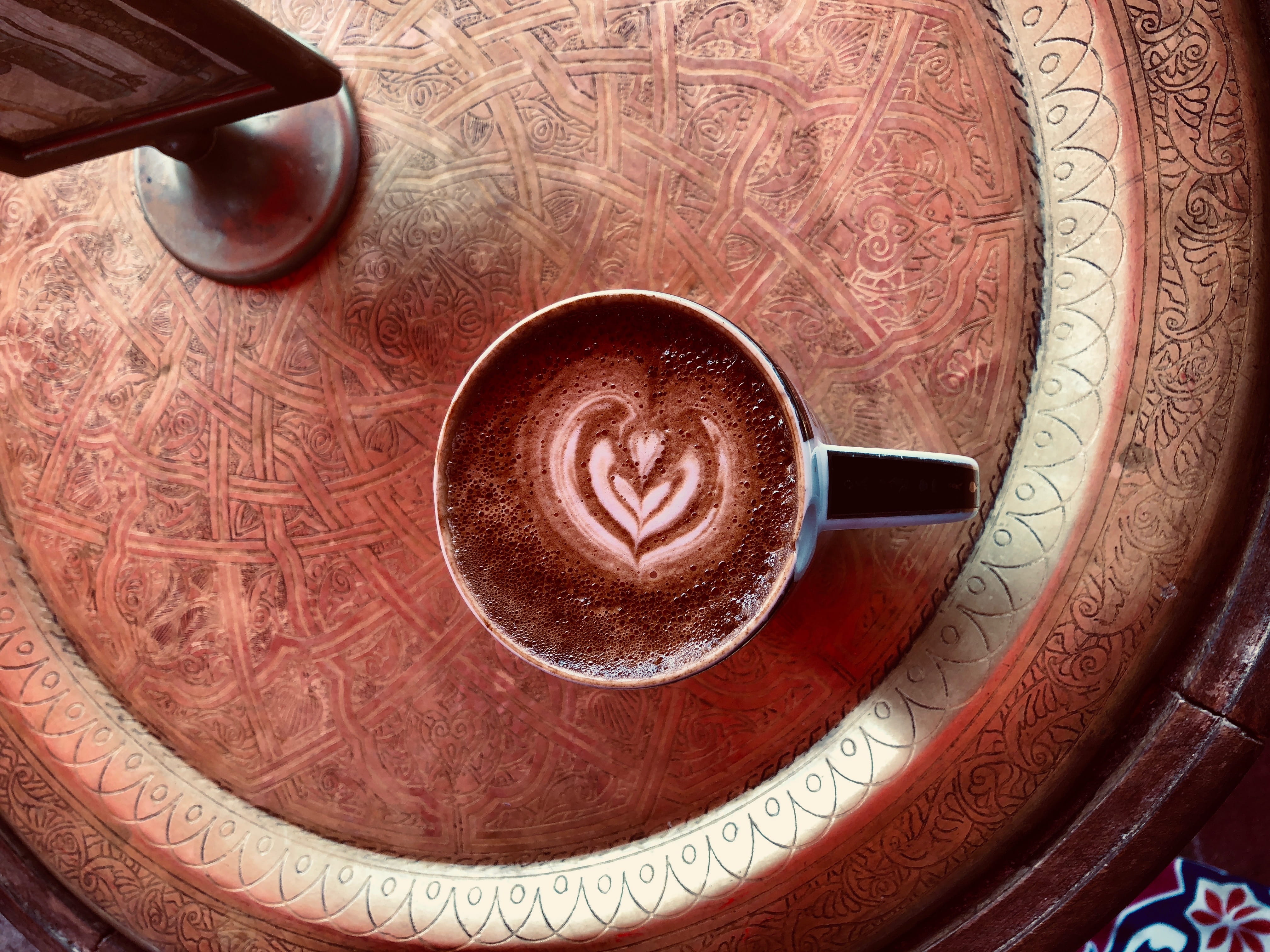 iphone x, latte, portland, tray, table, oregon, coffee - drink, still life, iphone, cappuccino, indoors, freshness, high angle view, mug, pacific northwest, HD Wallpaper