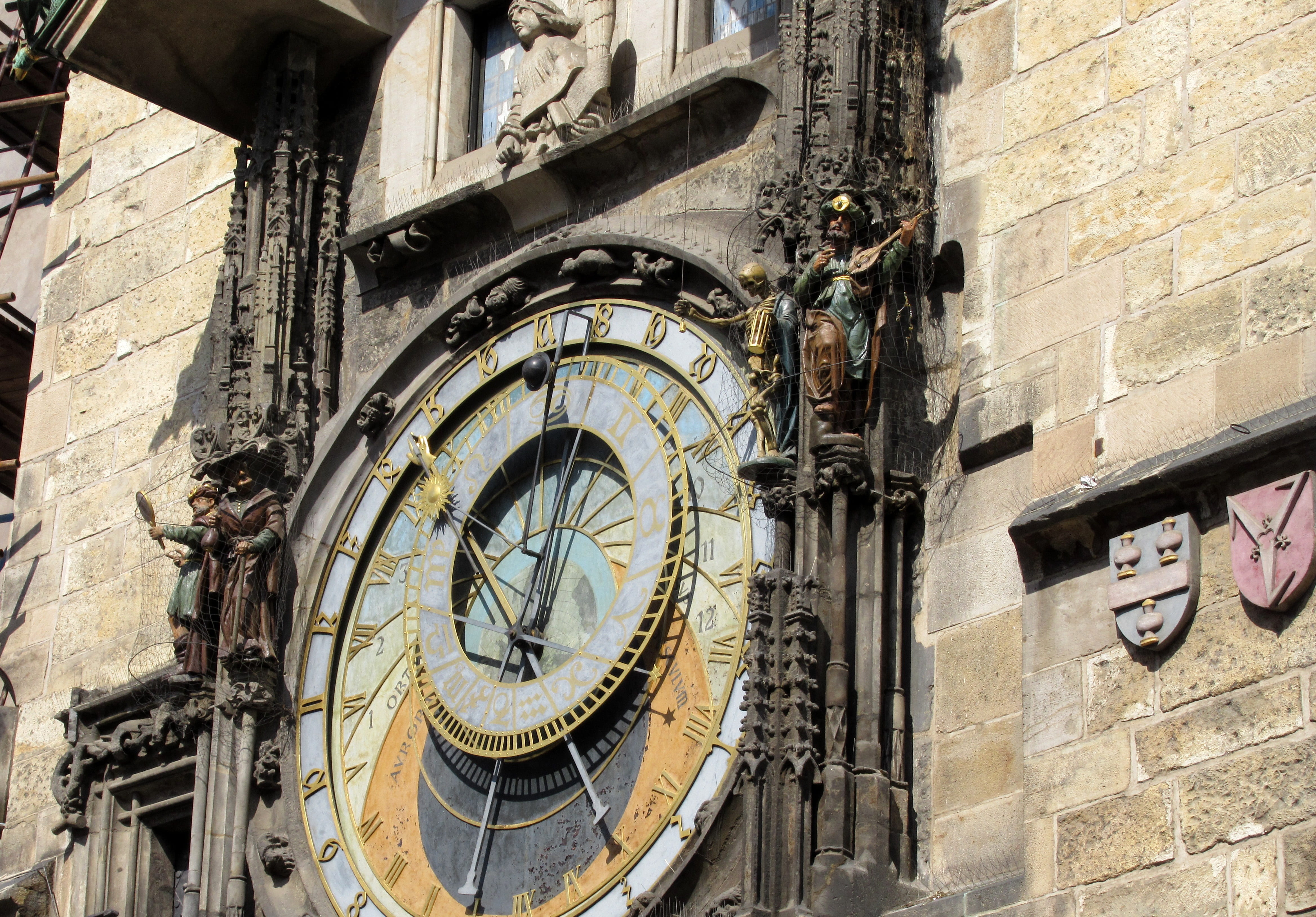 day, astronomical clock, ornate, roman numeral, tower, building, outdoors, clock tower, the past, travel destinations, low angle view, history, building exterior, HD Wallpaper