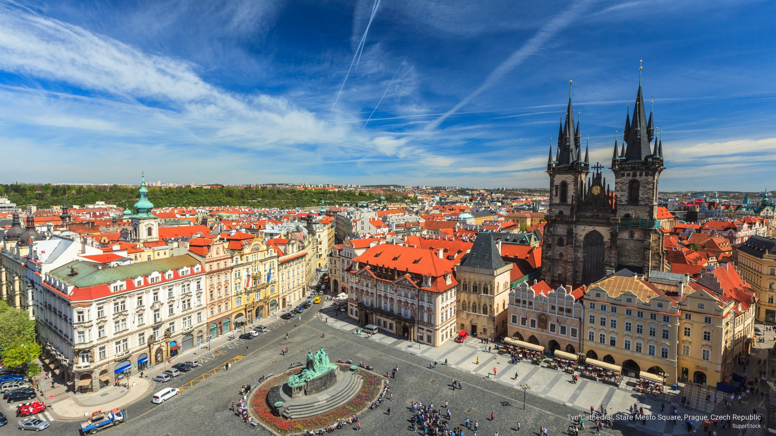 Europe, mesto, square, cathedral, stare, czech, tyn, 2K, republic, prague, HD Wallpaper