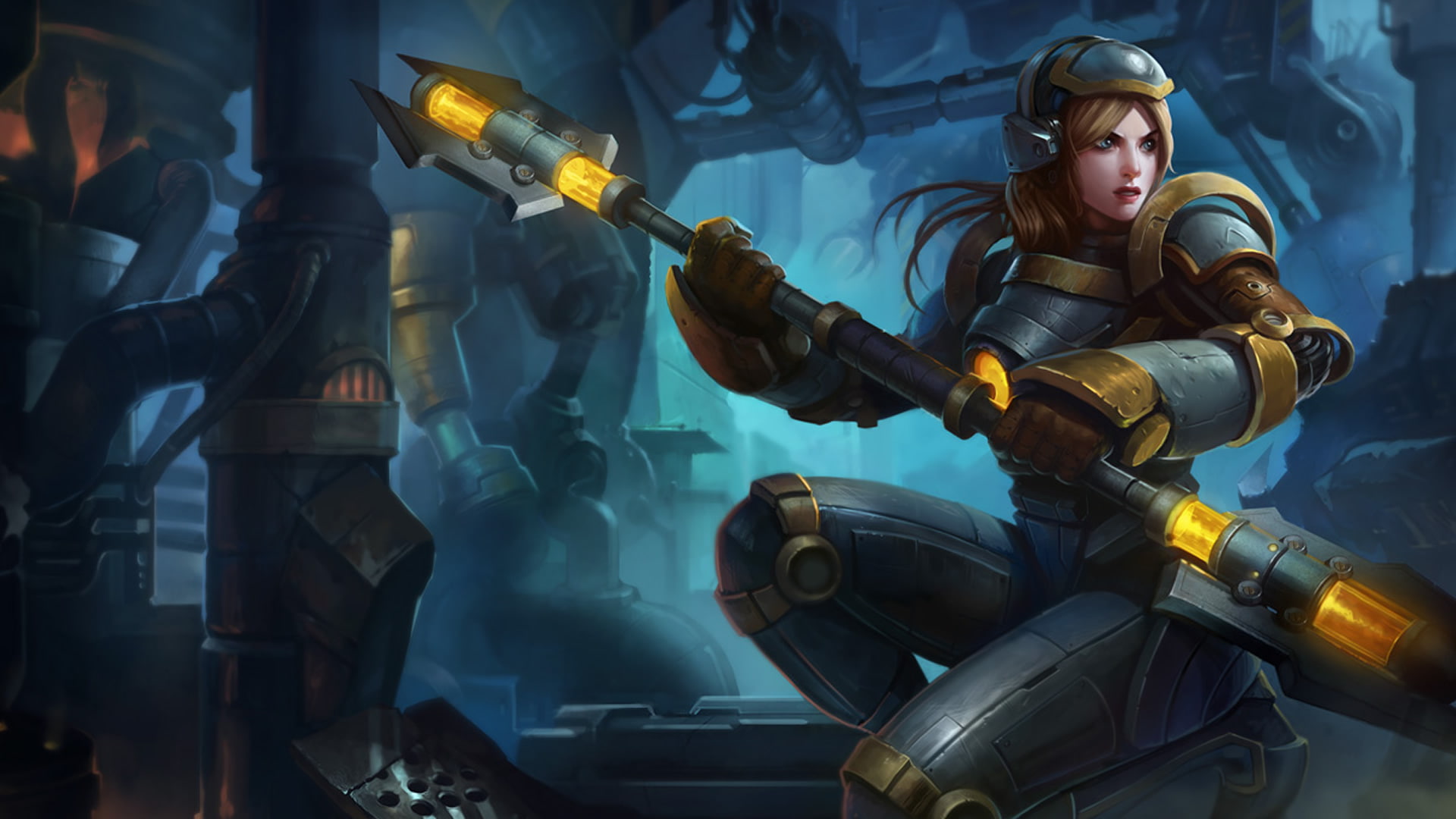 lux, legion, league, skin, legends, steel, 1080P, spotlight, hd, hero, HD Wallpaper