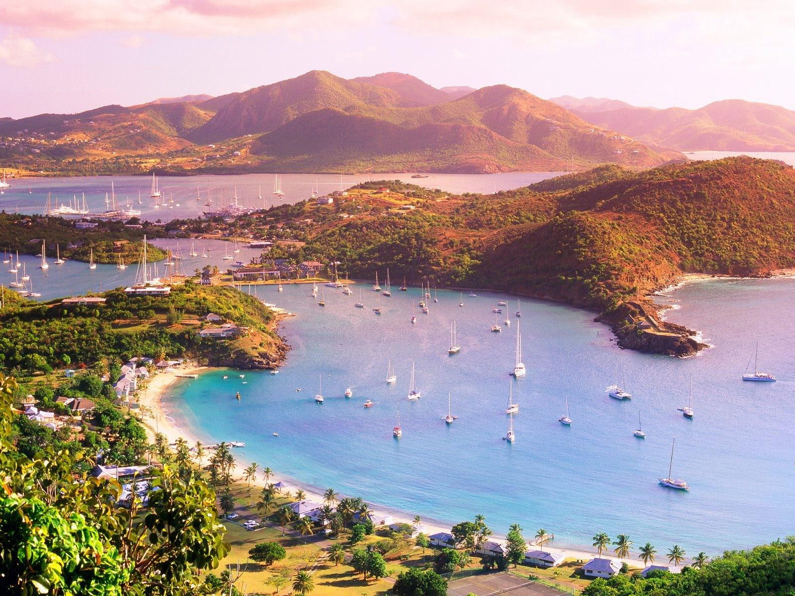 720P, islands, images, antigua, leeward, sea - ocean, HD Wallpaper