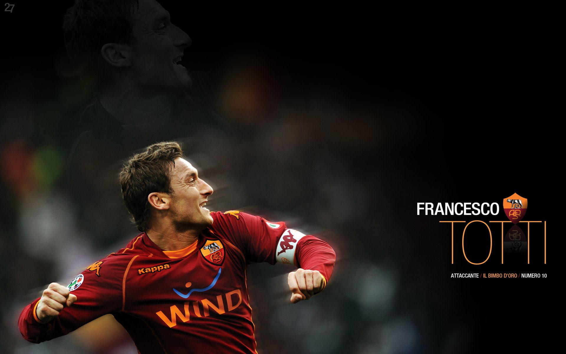 Francesco Totti, Soccer, 1080P, HD Wallpaper
