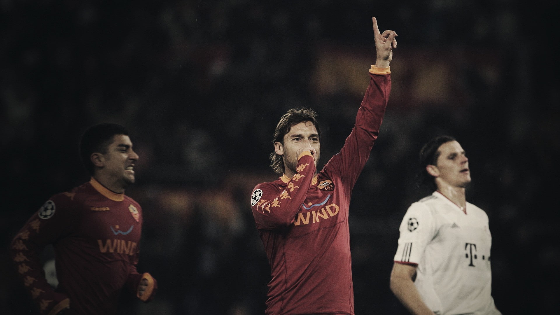 AS Roma, Francesco Totti, 1080P, HD Wallpaper