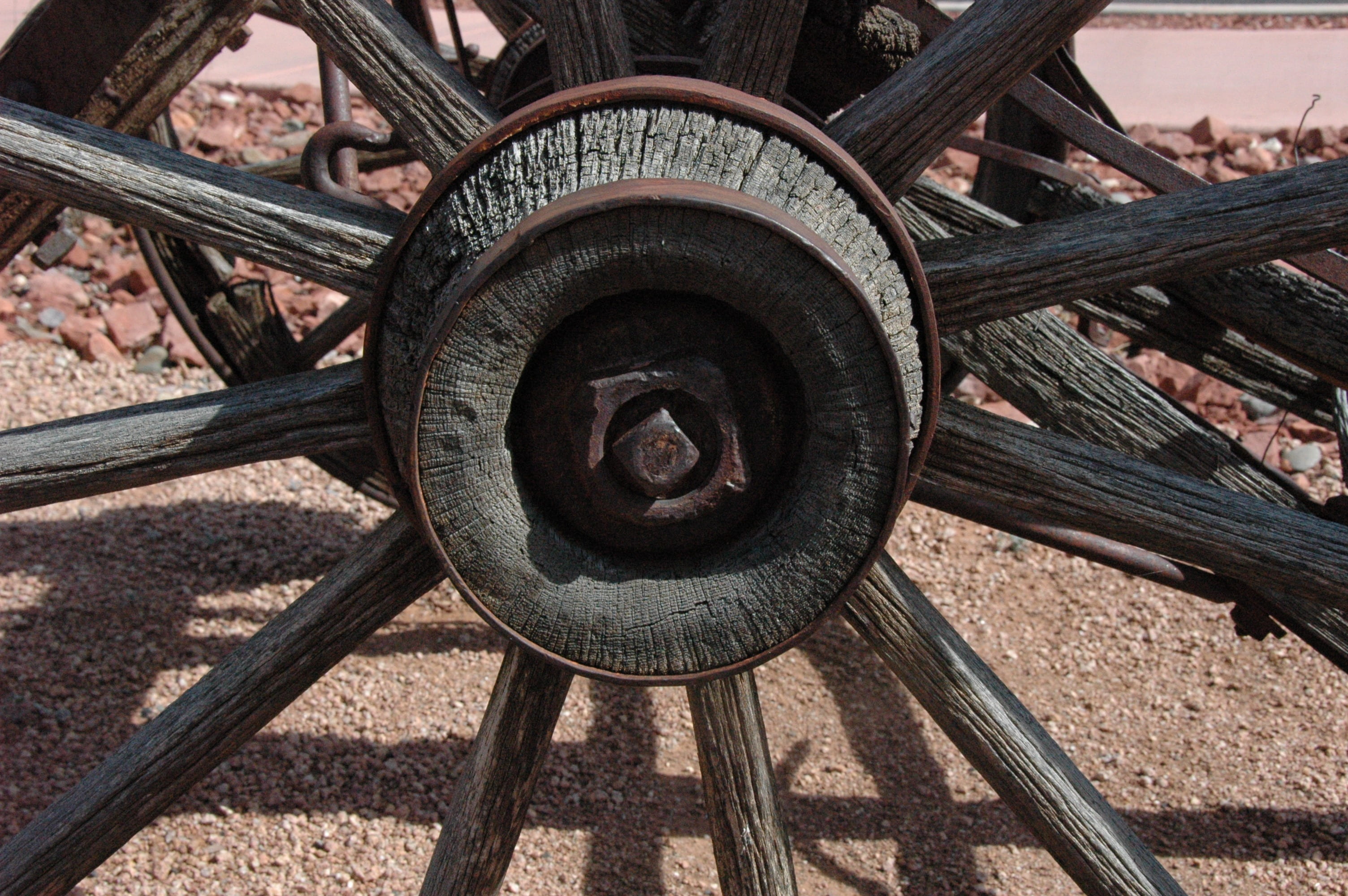 2K, close-up, wood - material, carriage, architecture, southwestern, transportation, mode of transportation, metal, no people, arizona, wagon, damaged, HD Wallpaper