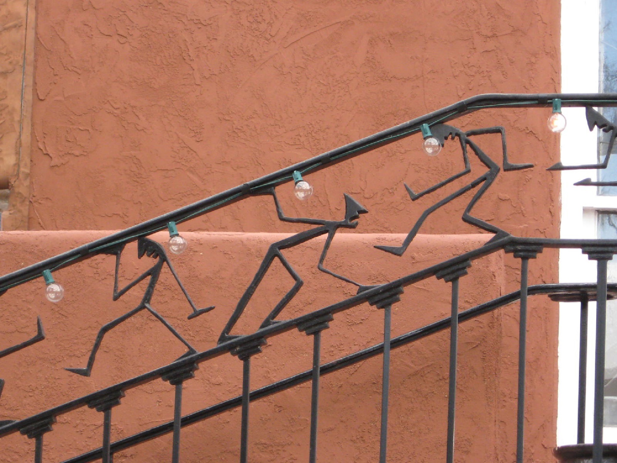 safety, wall, railing, adobe, metal, steps and staircases, protection, steps, outdoors, security, shadow, fence, nature, building exterior, brown, architectural, HD Wallpaper