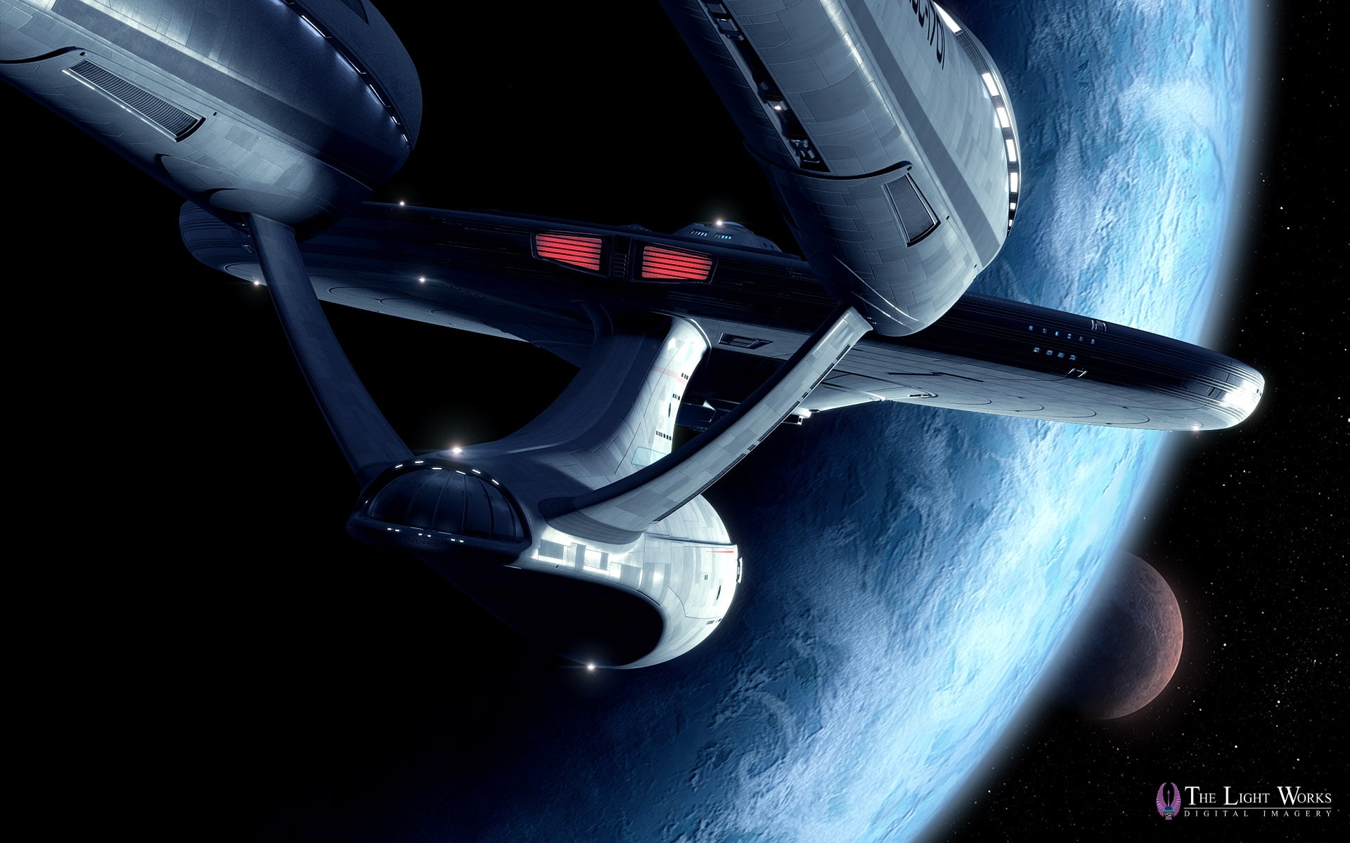 new, tv series, approaching, star, planet, sci, entertainment, art, fi, Star Trek, trek, sci-fi, 1080P, hd, movies, HD Wallpaper