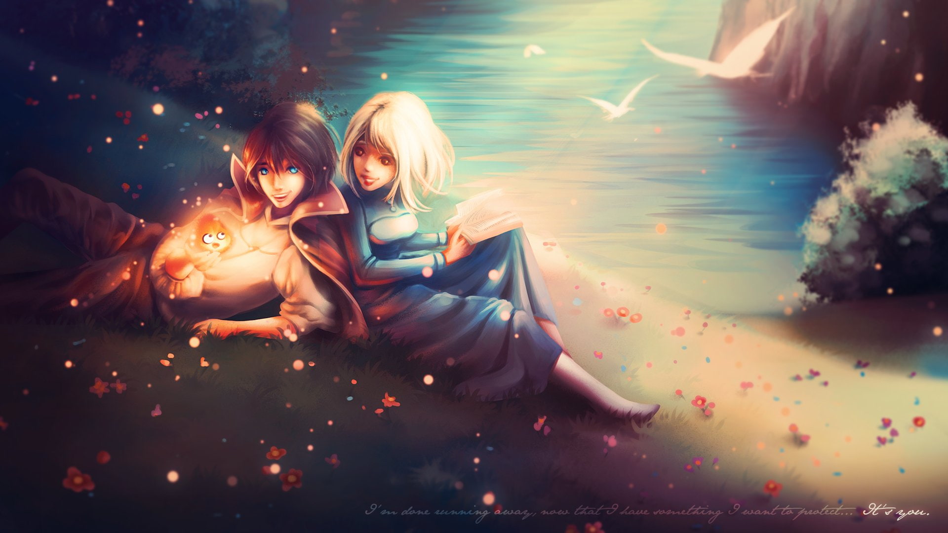 fantasy, howls, two, anime, howl, castle, moving, guys, sophie, 1080P, girls, HD Wallpaper