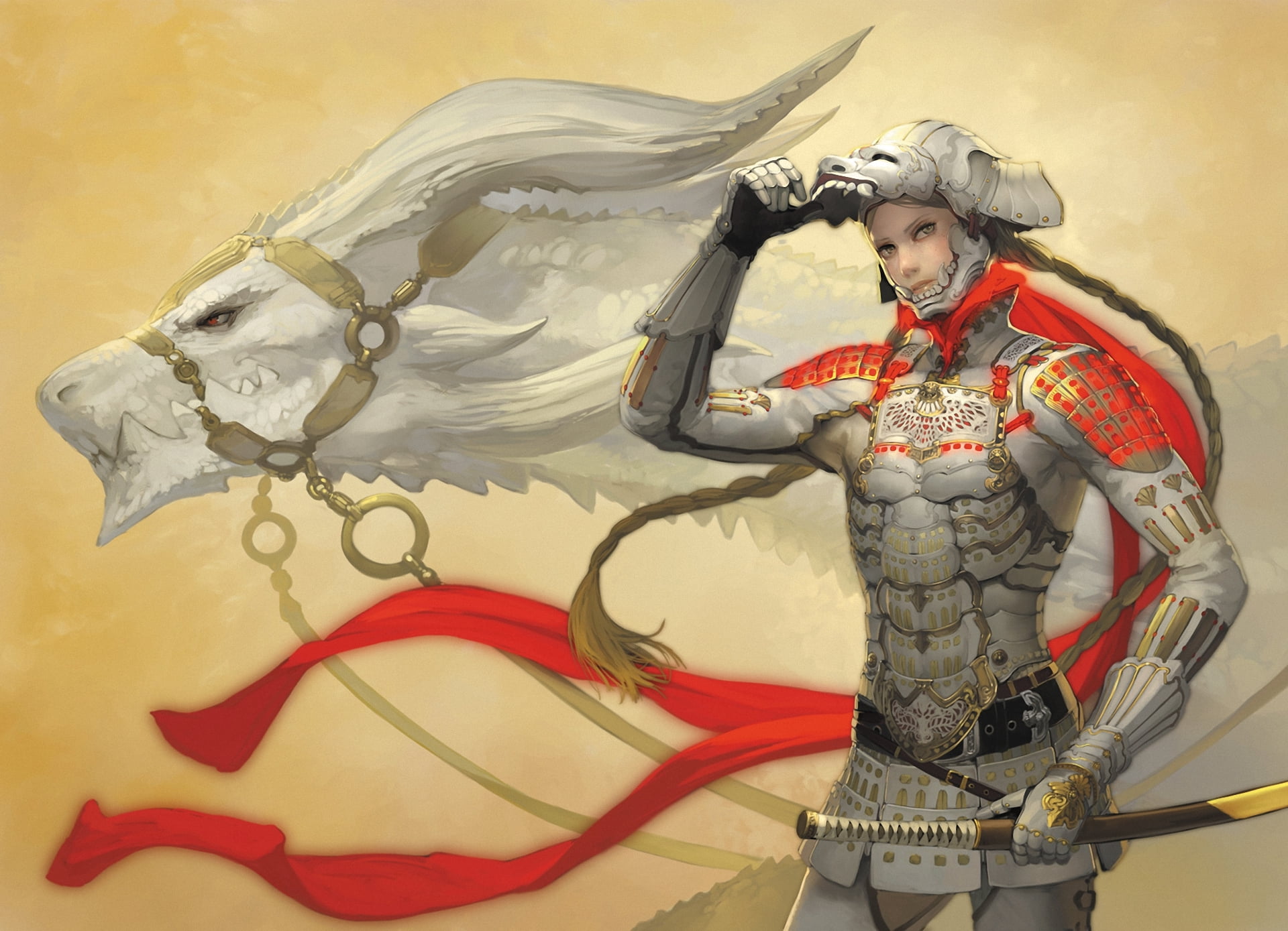dragon, real people, takayama toshiaki, clothing, human representation, sculpture, one person, angel, day, 1080P, man, sword, front view, scarf, guy, arts culture and entertainment, HD Wallpaper