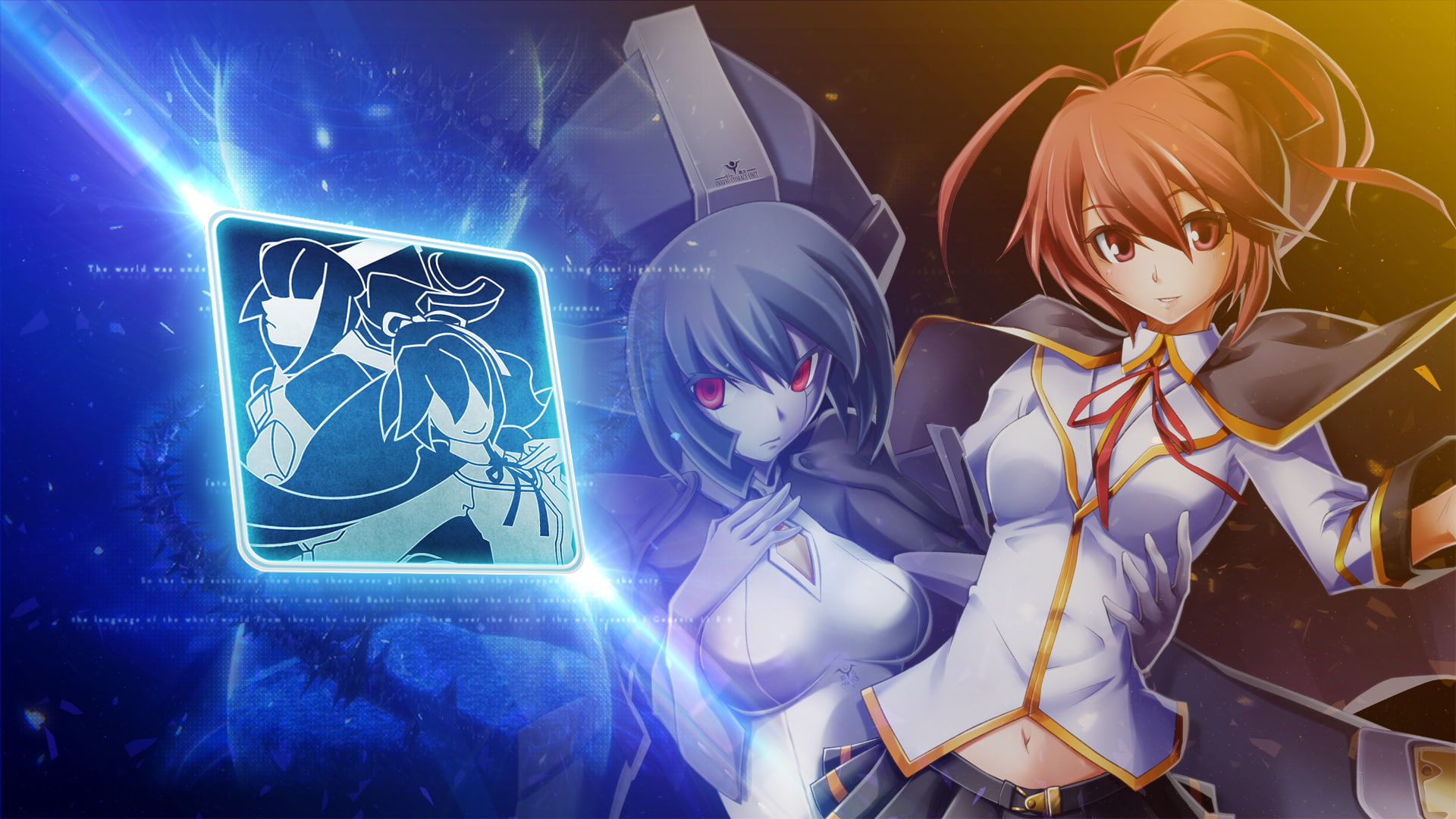 arts culture and entertainment, front view, 1080P, representation, blue, Blazblue, indoors, full length, female likeness, human representation, one person, HD Wallpaper