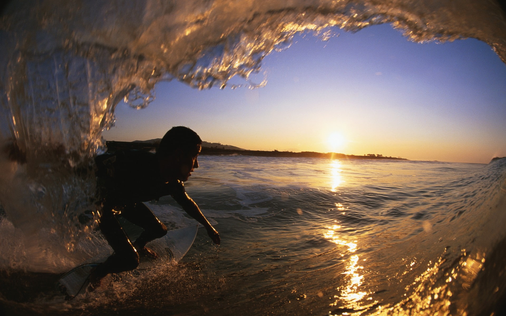 surfers, sunset, nature, beauty in nature, land, sky, scenics - nature, 1080P, side view, sunlight, real people, water, cloud - sky, lifestyles, beach, HD Wallpaper