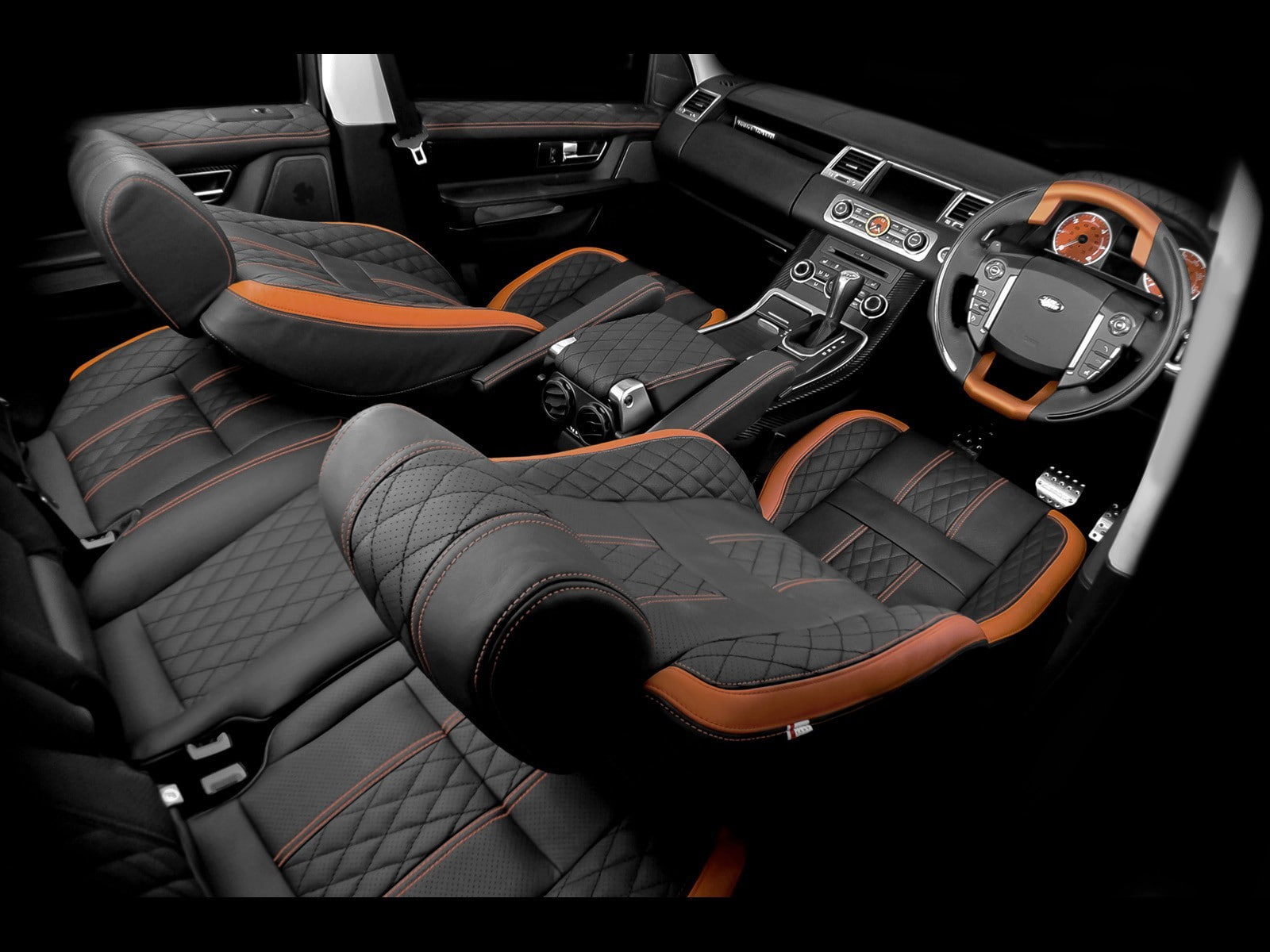720P, Land Rover, car interior, HD Wallpaper