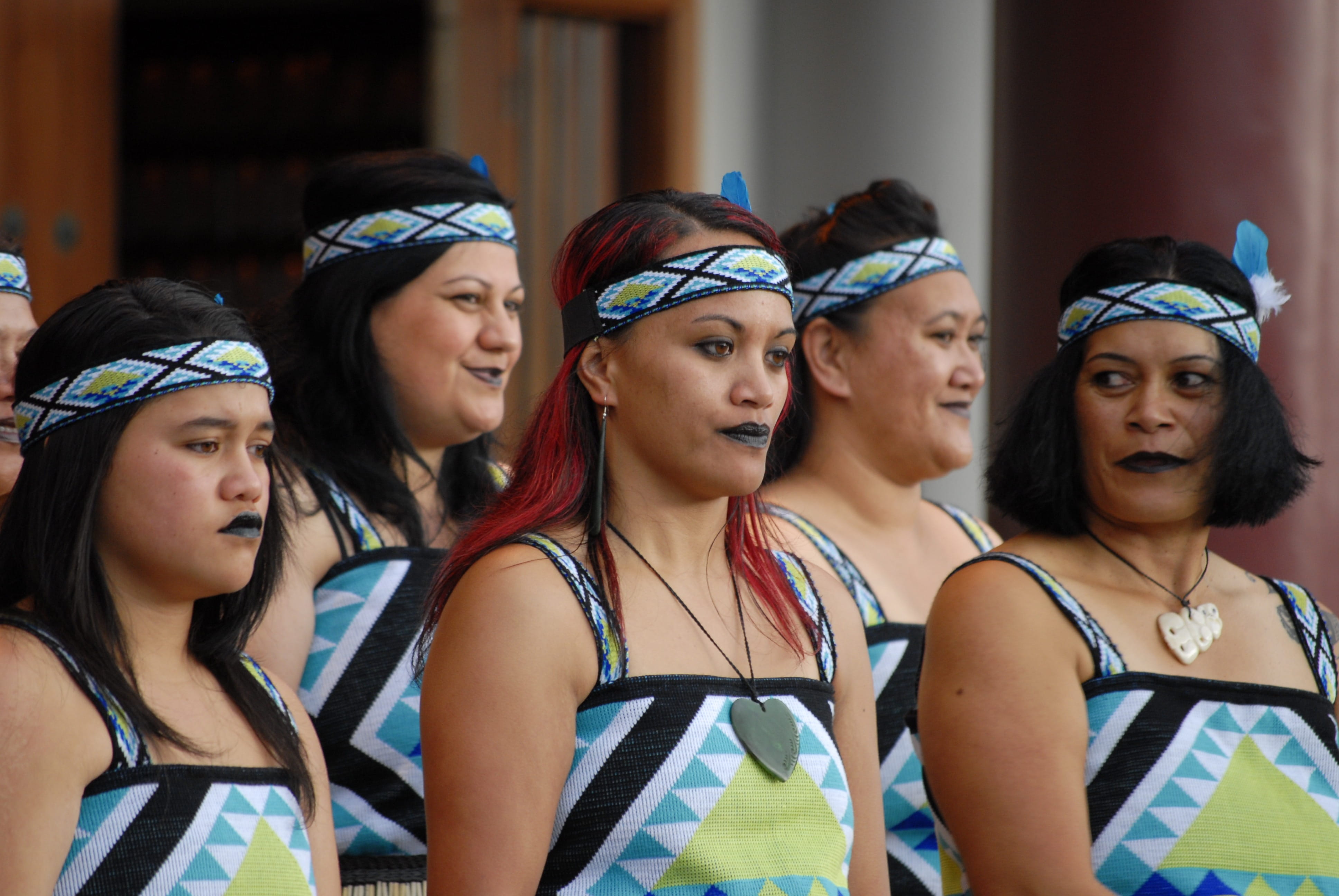 Group, outdoor, young women, young adult, lifestyles, portrait, women, looking, headshot, performance, Maori, glasses, clothing, Kiwi, standing, 4K, adult, HD Wallpaper