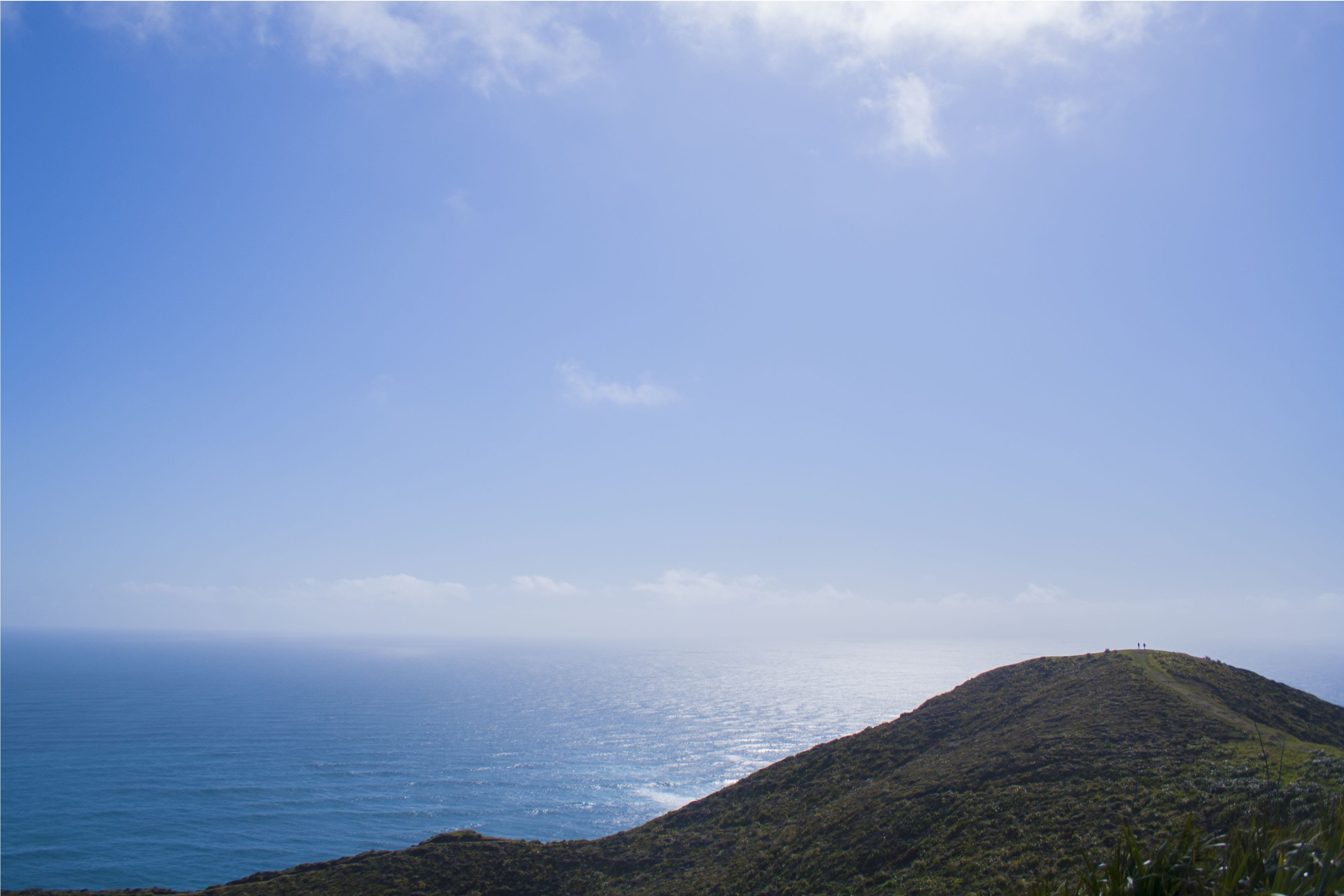 scenics - nature, water, cloud - sky, ocean, cliff, sky, day, top, waves, cape reinga, tranquil scene, sea, no people, land, people, horizon over water, HD Wallpaper