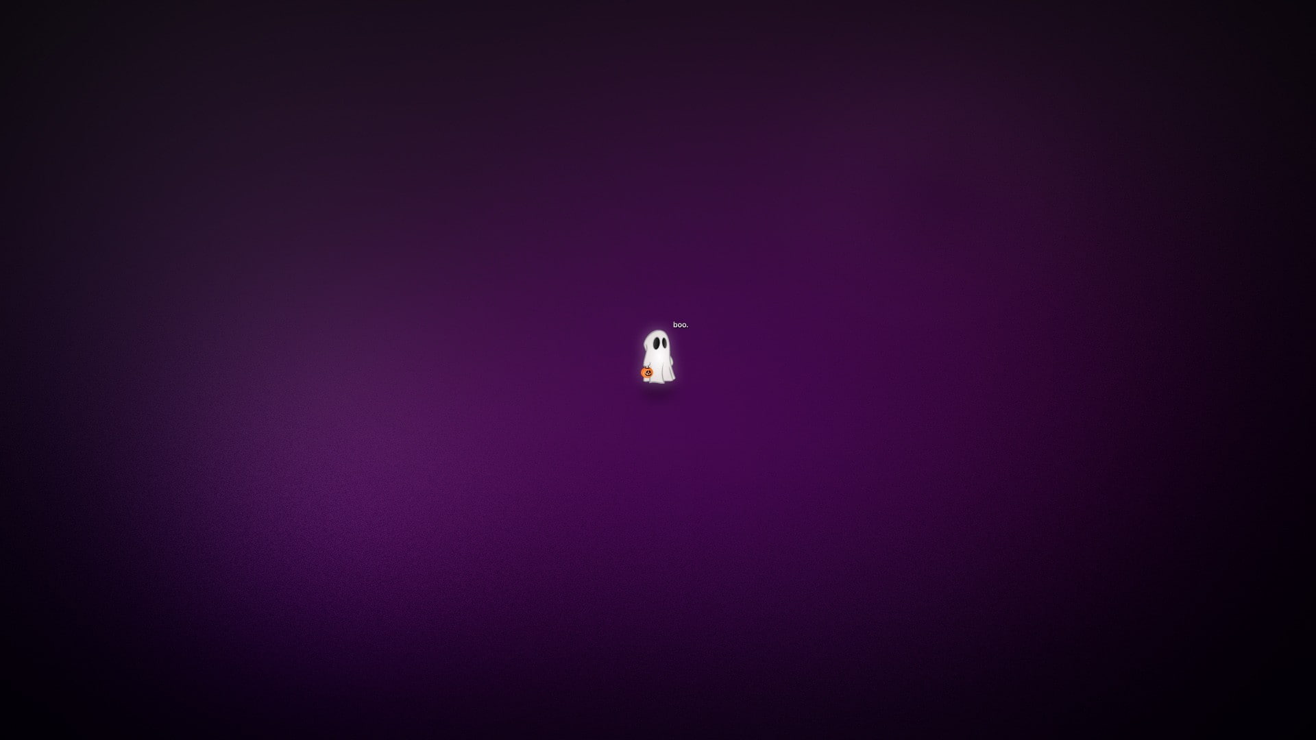 ghost, simple background, minimalism, Halloween, 1080P, HD Wallpaper