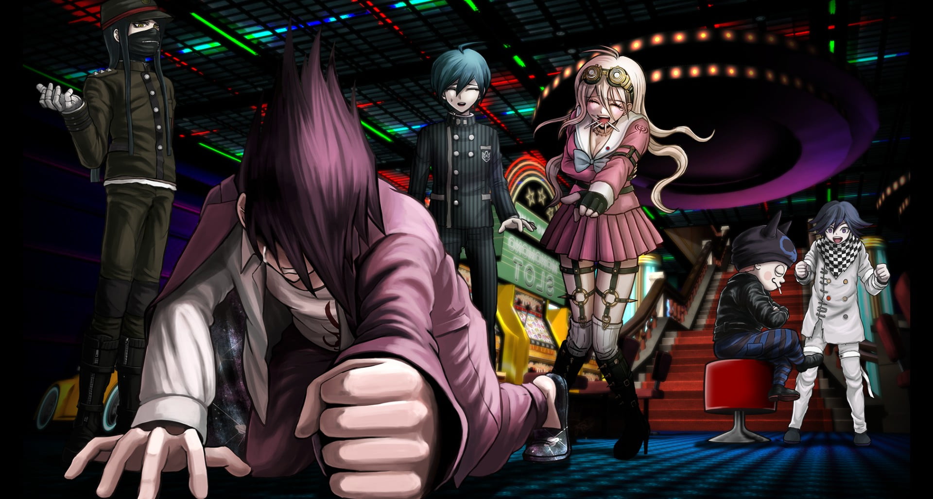 people, video games, visual novel, Danganronpa V3, 1080P, Video Game High School, video game characters, HD Wallpaper