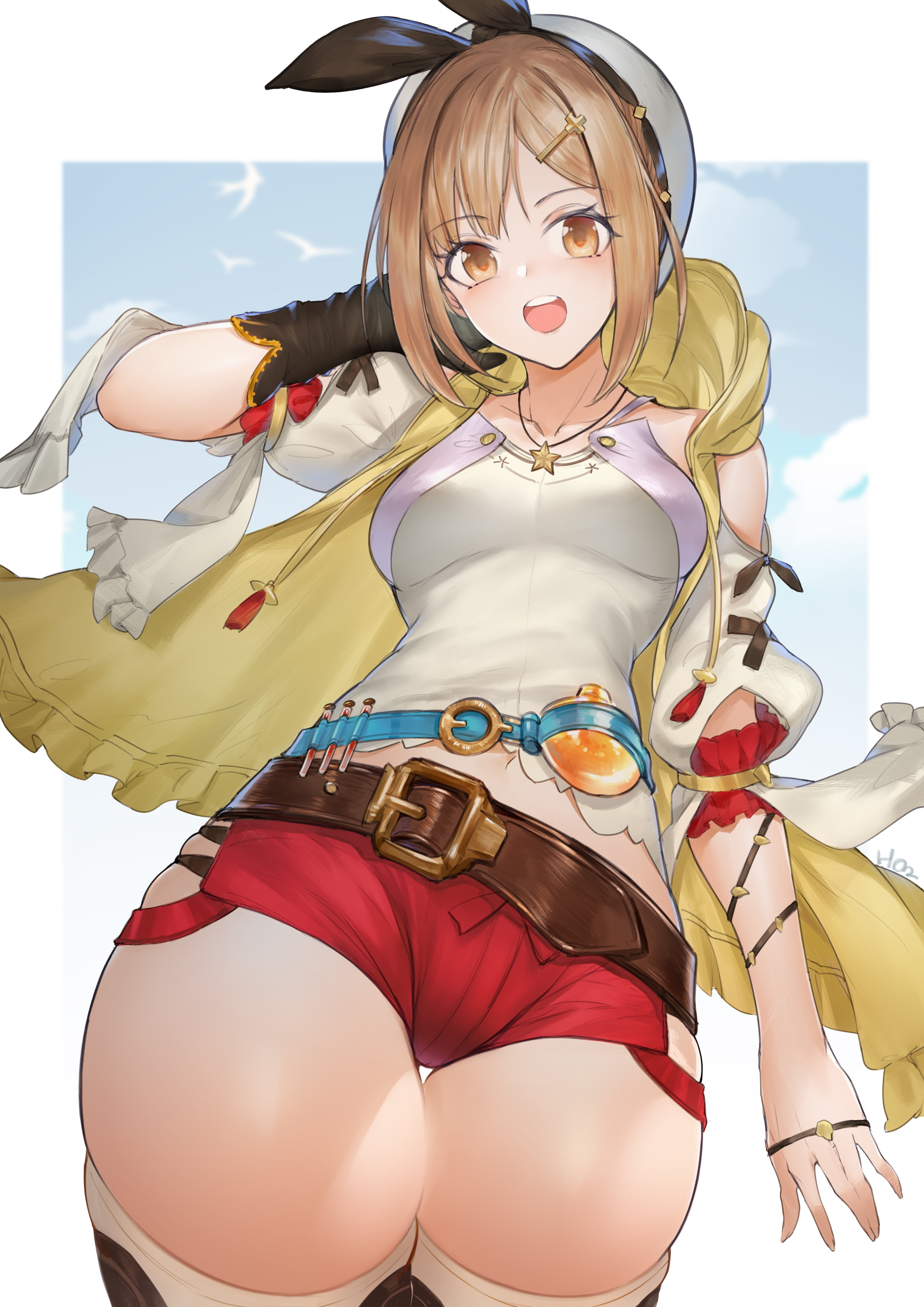 thigh-highs, thick thigh, 2K, Phone HD Wallpaper