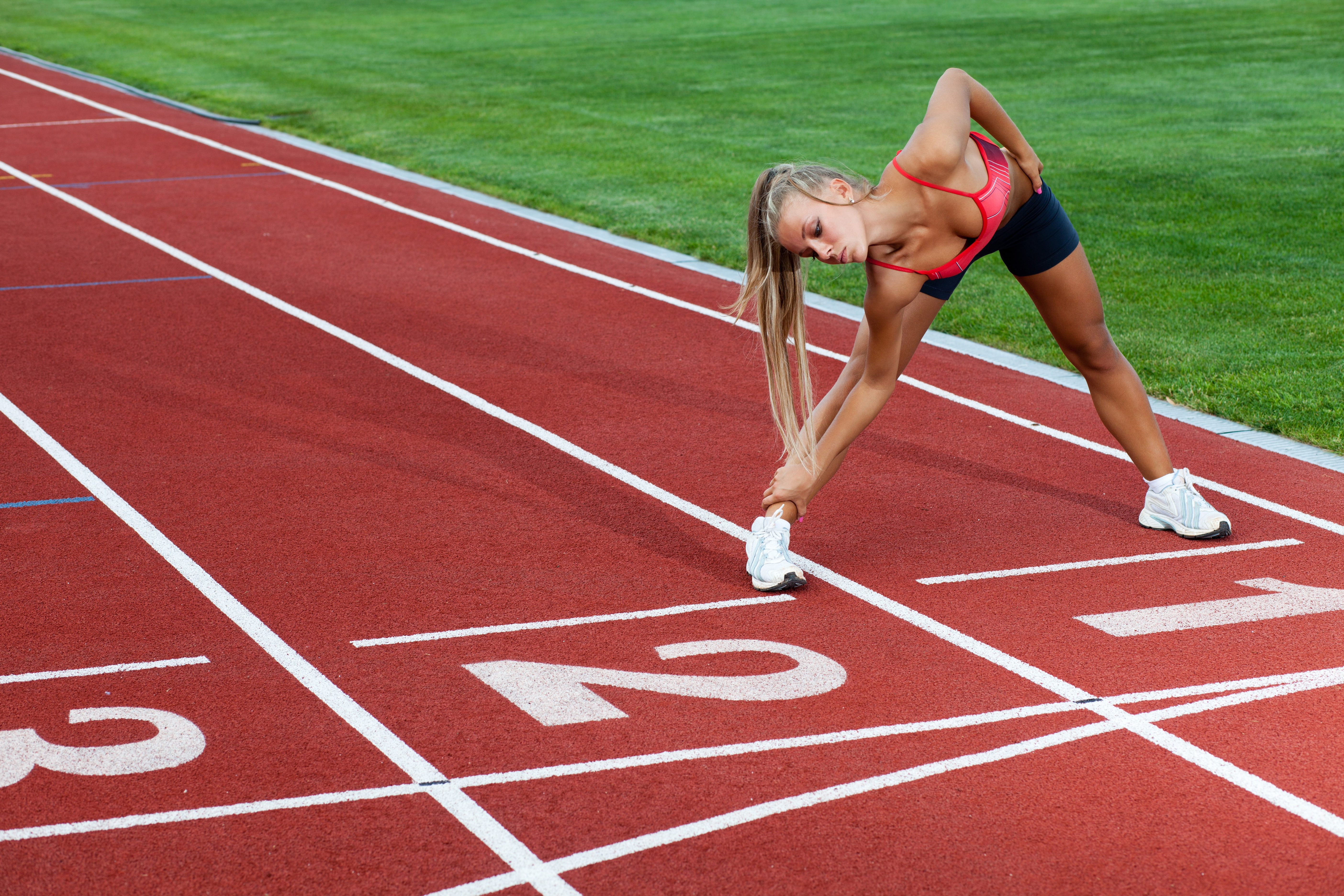 running, 5K, Athletics, jogging, female, blonde, elongation, physical activity outdoor, HD Wallpaper