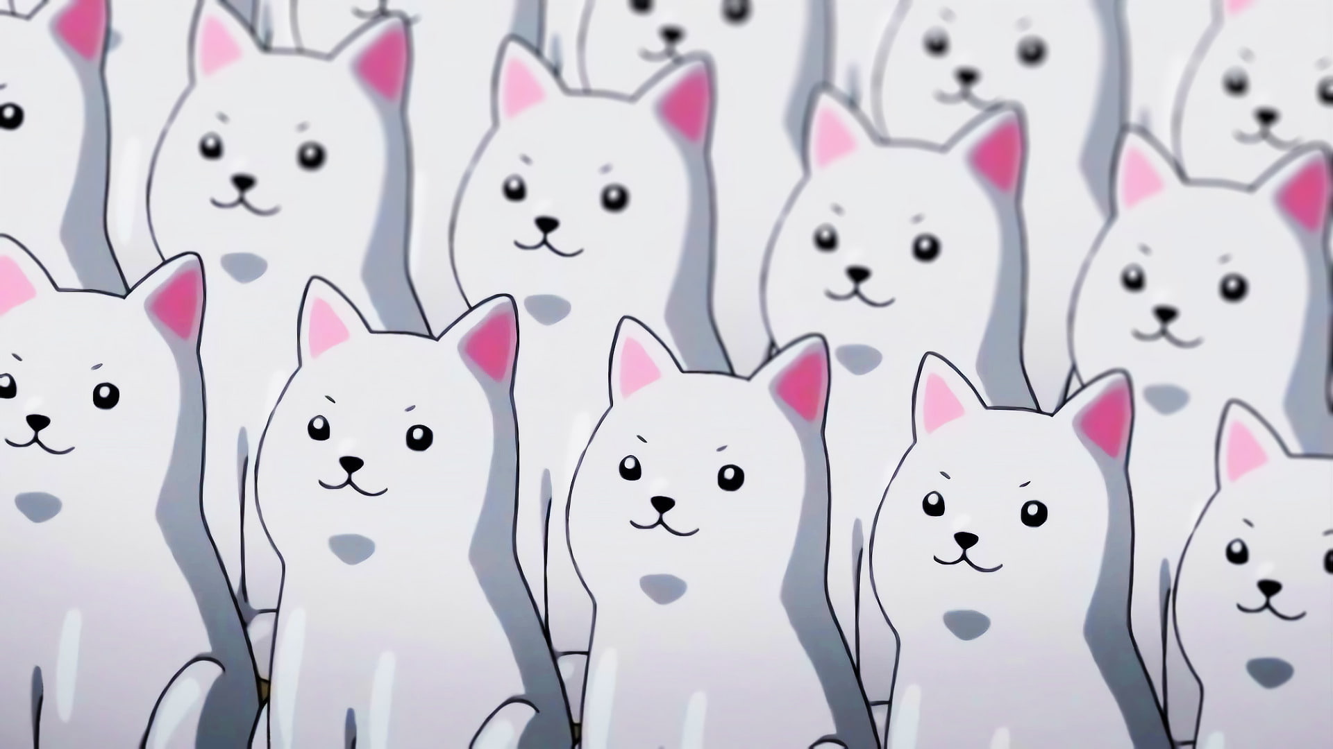 Laid-Back Camp, Minimalist, Anime, 1080P, Manga, Dog, HD Wallpaper