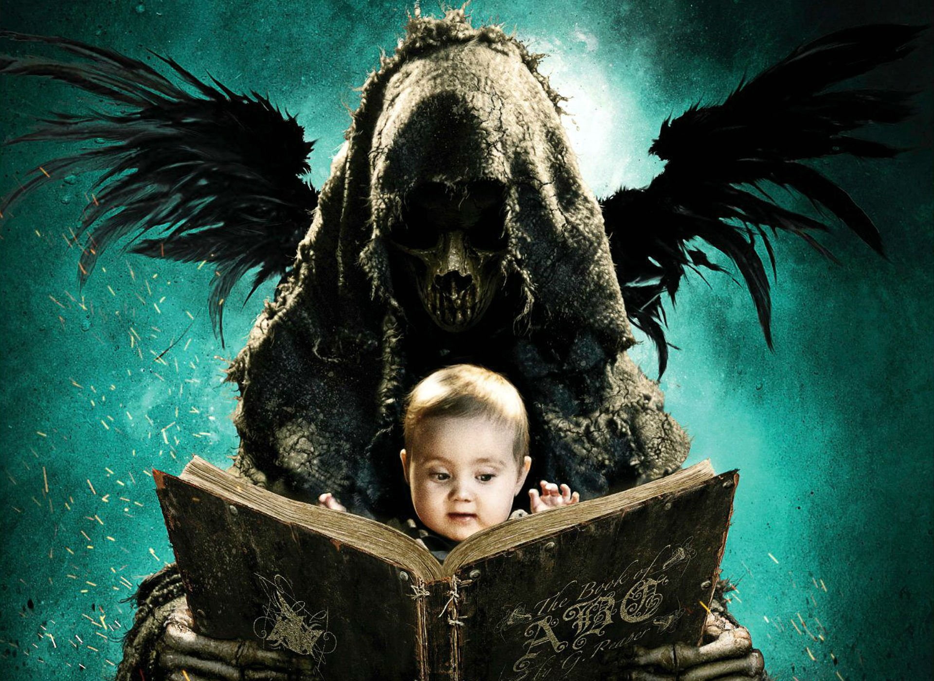 comedy, baby, anthology, horror, death, evil, angel, dark, abcs, reaper, 1080P, HD Wallpaper