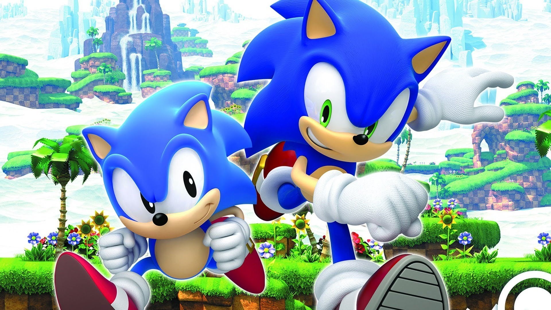 1080P, toy, sonic generations, sculpture, art and craft, plant, creativity, focus on foreground, sunlight, blue, representation, figurine, no people, nature, HD Wallpaper