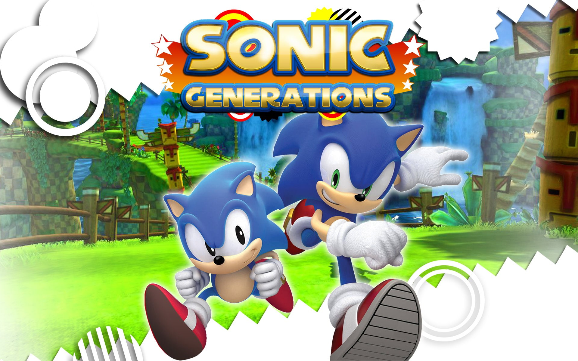 sonic, 1080P, generations, HD Wallpaper