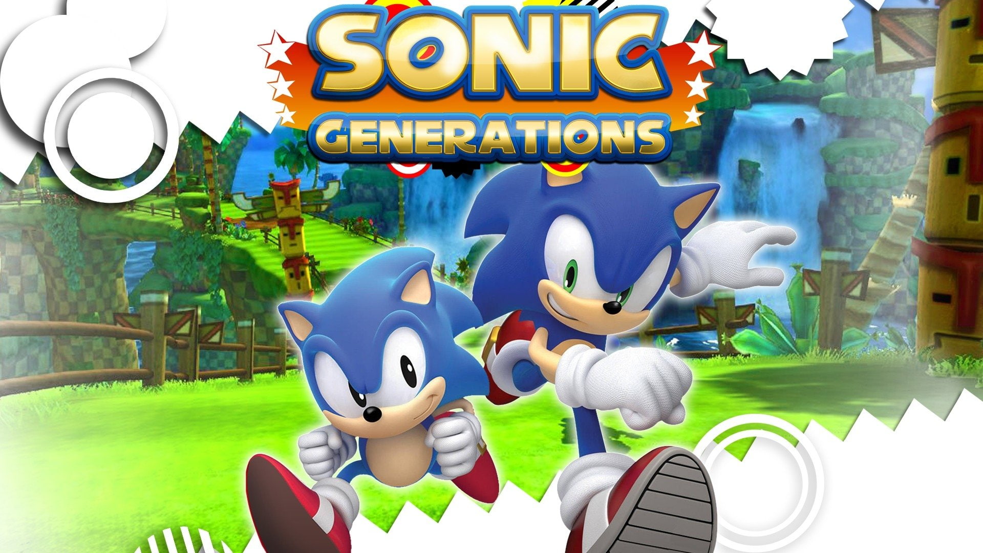 outdoors, representation, animal wildlife, fun, Sonic, cartoon, plant, 1080P, inflatable, grass, no people, nature, sign, day, multi colored, Sonic Generations, HD Wallpaper