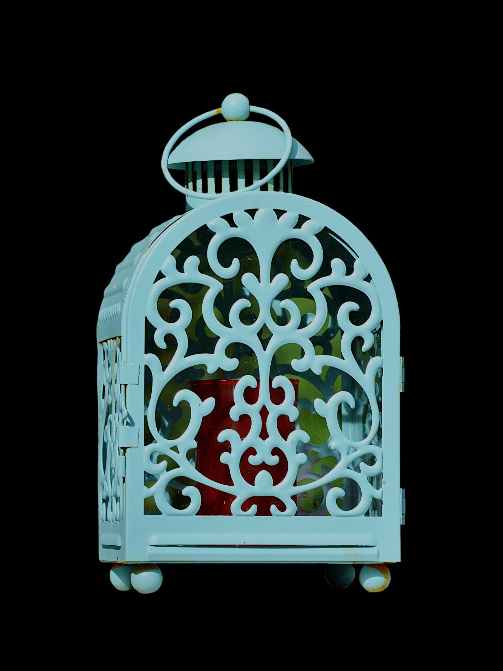 candlestick, grave lantern, still life, blacksmithing, lantern, red, pattern, 1080P, communication, close-up, floral pattern, cut out, decorative, ornament, Phone HD Wallpaper