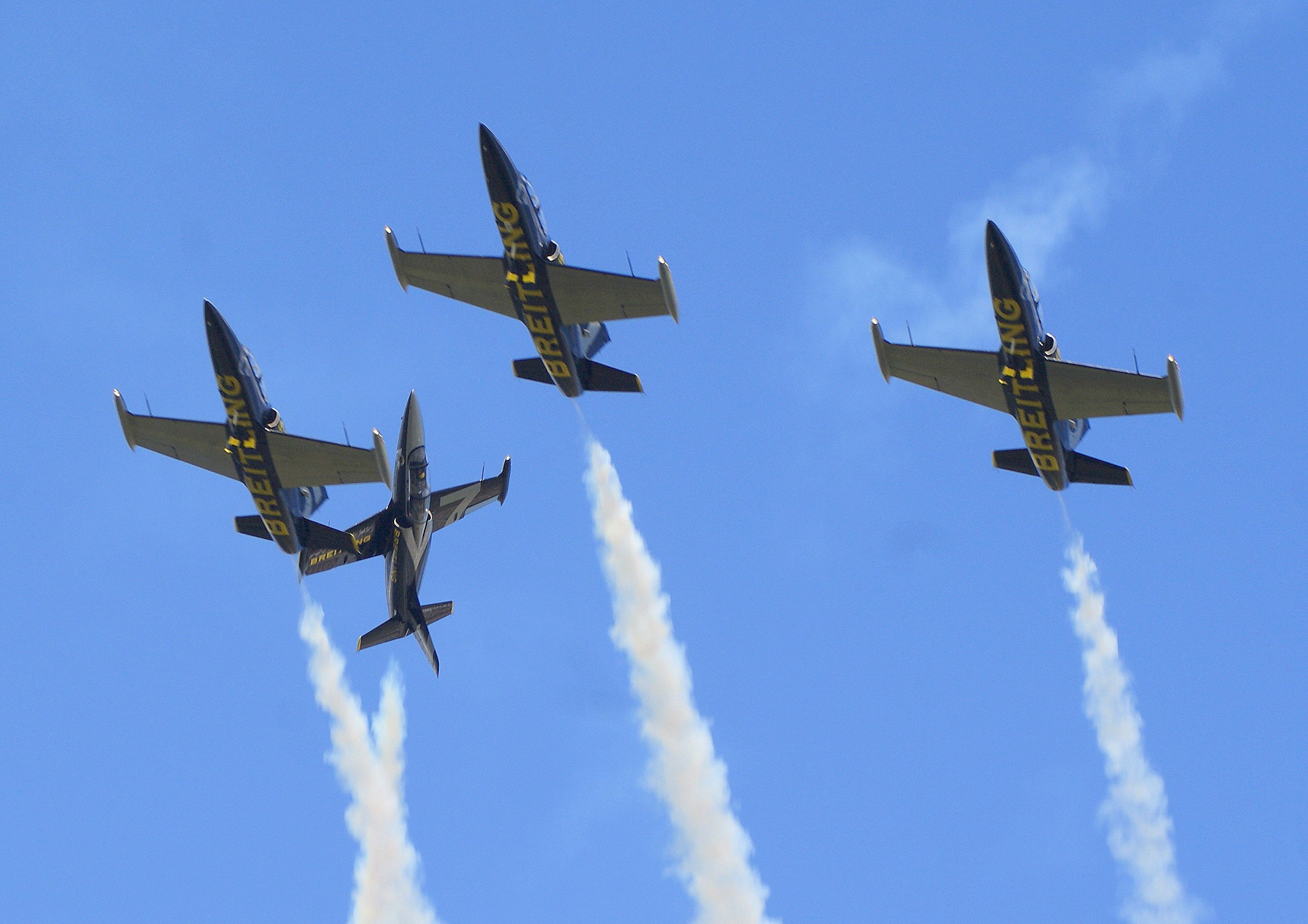 aircrafts, jet, acrobatic, l 39, team, aero, albatros, breitling, 2K, HD Wallpaper
