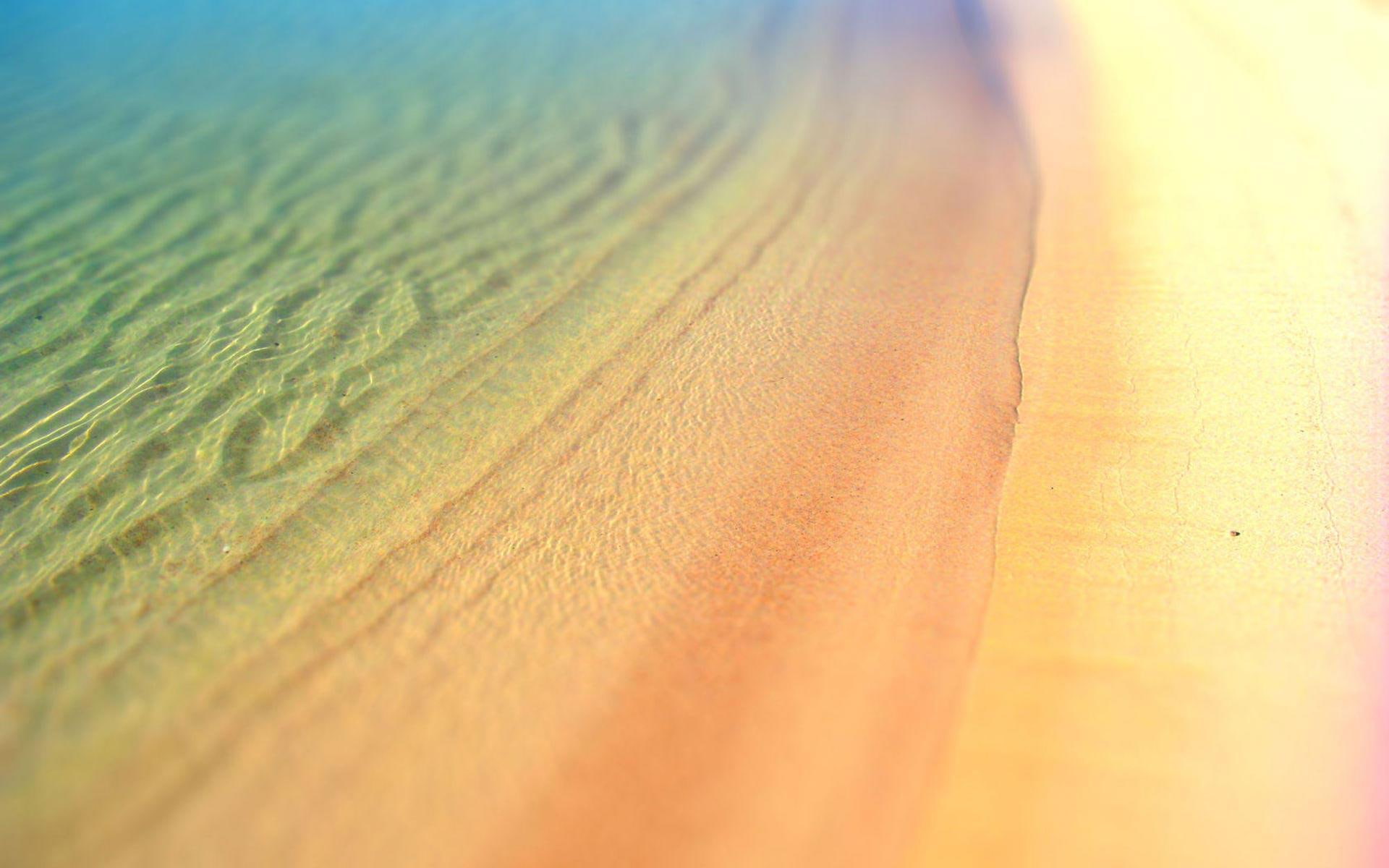 sand, beaches, 1080P, sy, beach, nature and landscapes, ripples, colorful, waves, ocean, HD Wallpaper