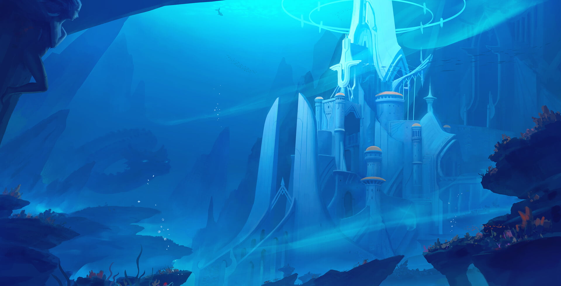 digital art, SY-37, landscape, 1080P, fantasy art, HD Wallpaper