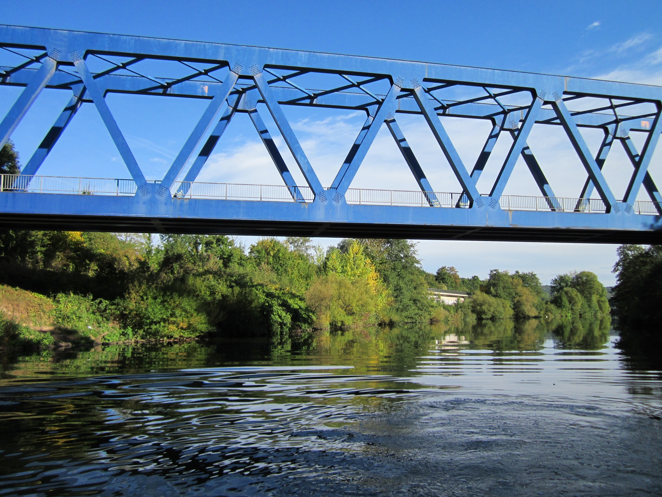 metal, architecture, built structure, structure, reflection, connection, no people, bridge - man made structure, outdoors, crossing, river, nature, building, HD Wallpaper