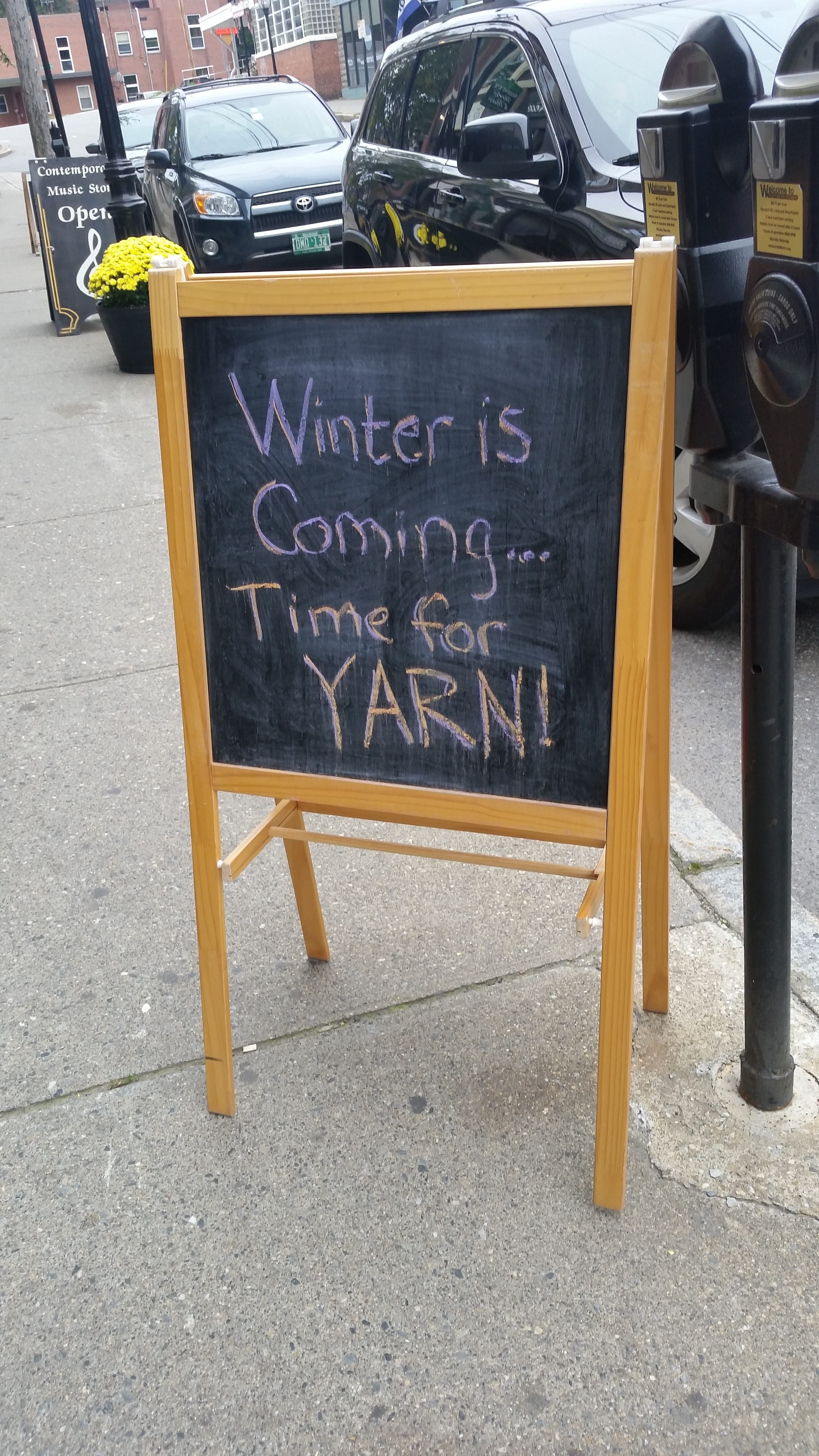 text, information, blackboard, sewing, day, transportation, sign, winter is coming, mode of transportation, outdoors, art, store, arts and crafts, warm, Phone HD Wallpaper