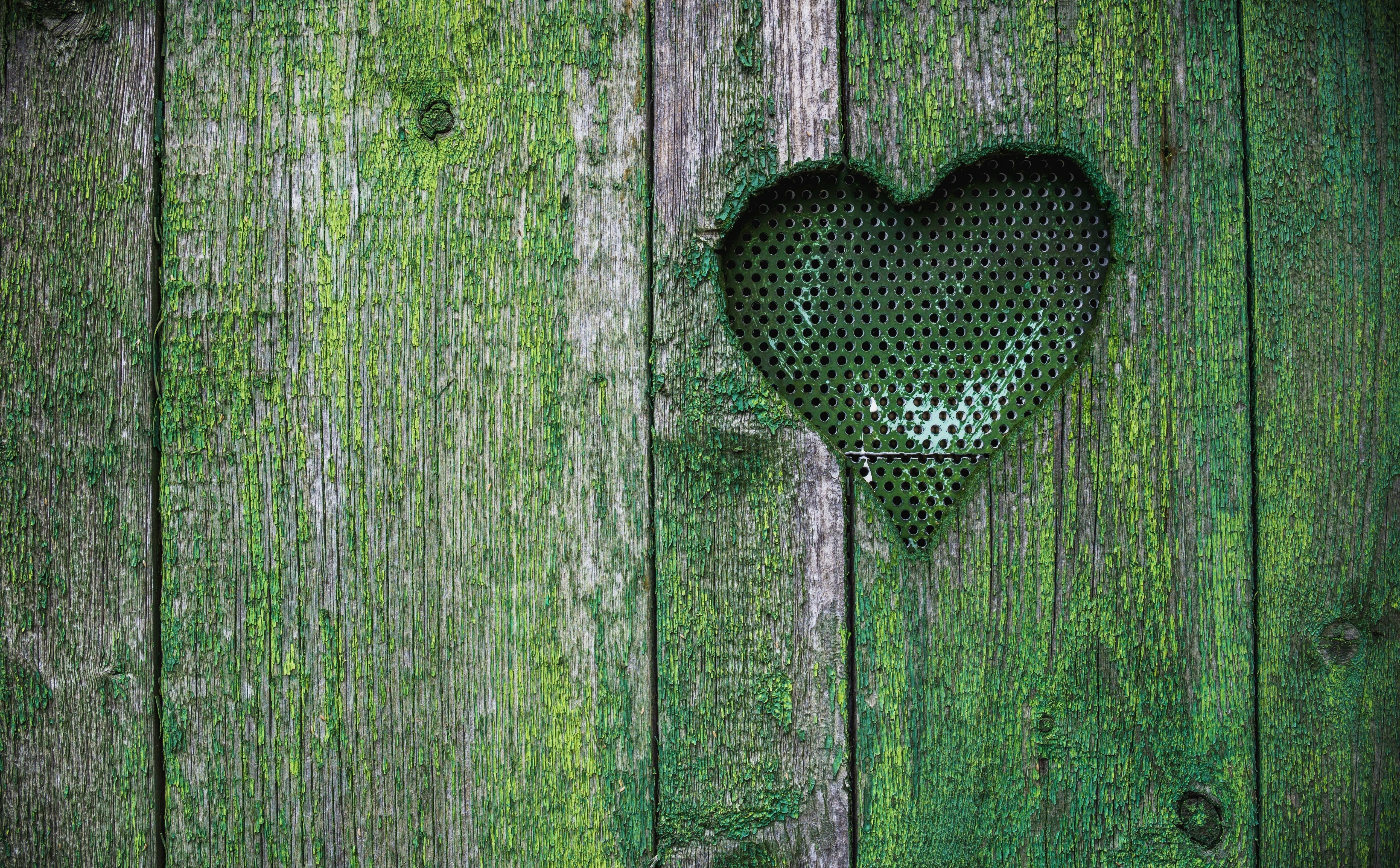 boards, no people, pattern, positive emotion, plank, security, 5K, close-up, tree, Wooden, Painted, Heart, surface, wood - material, safety, creativity, HD Wallpaper
