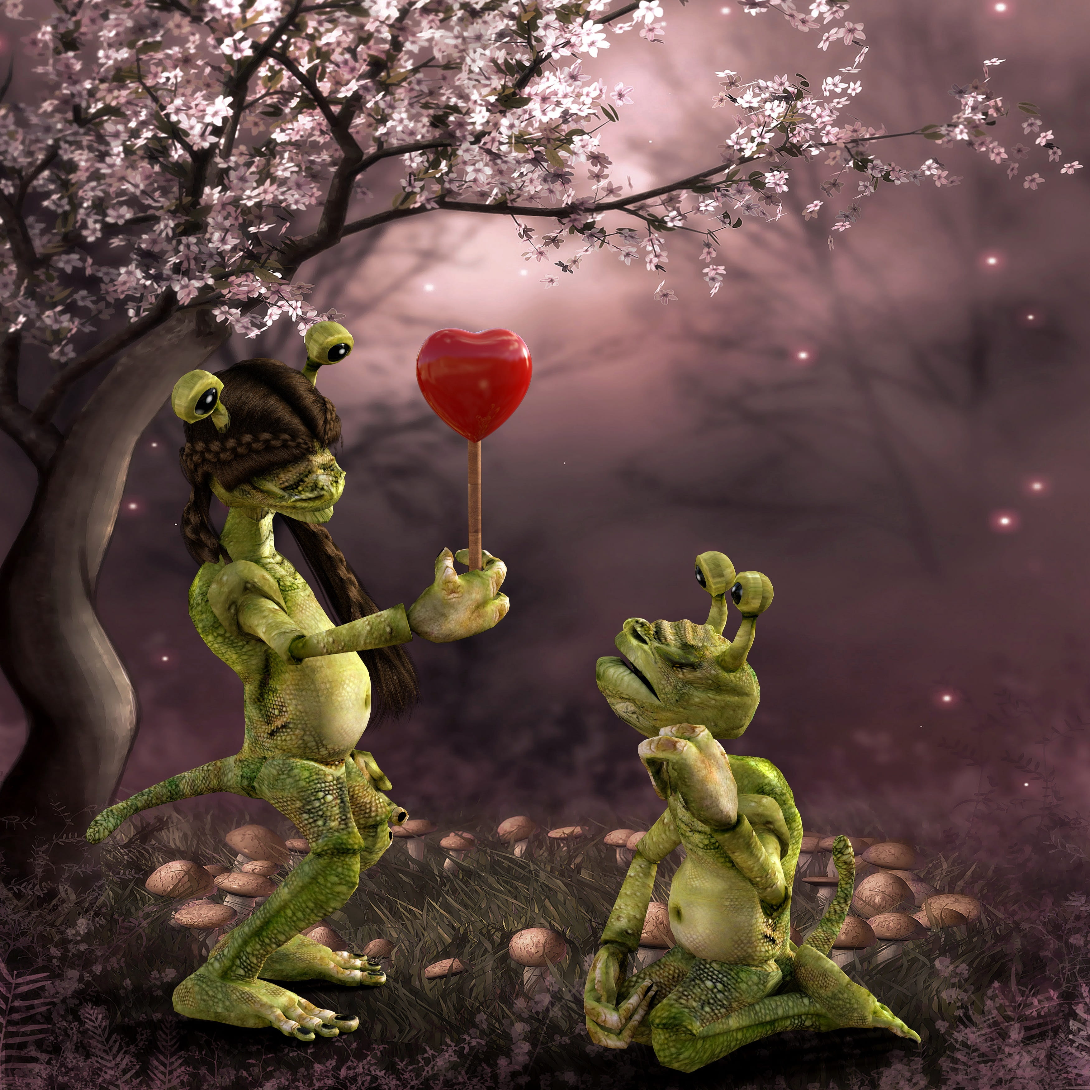 symbol, lovers, happy, freshness, luck, vulnerability, romance, representation, tree, romantic, focus on foreground, affection, flower, nature, fragility, Phone HD Wallpaper