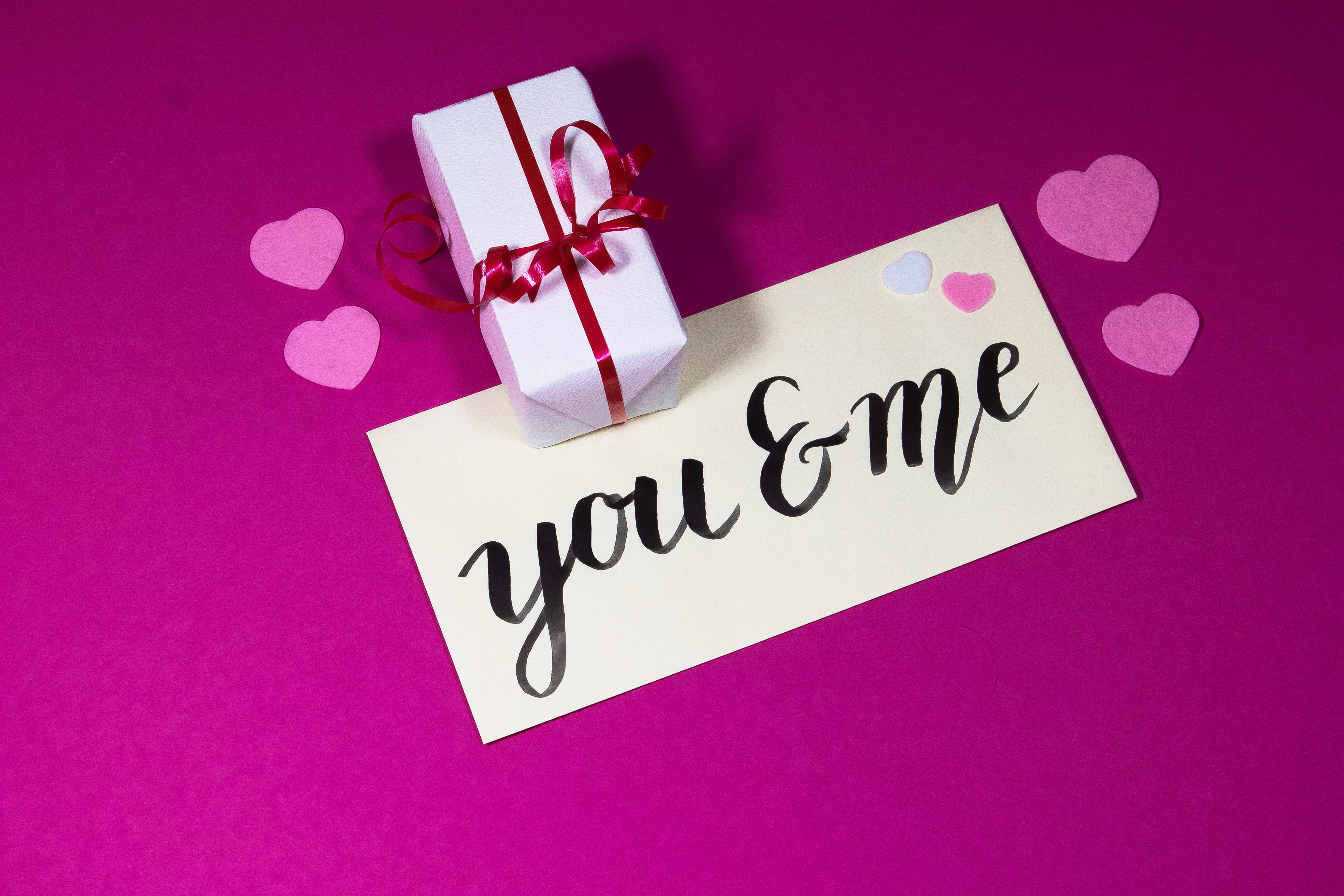 loyalty, amorous, red, pink, emotion, affection, text, pink color, studio shot, paper, western script, gratitude, love, gift, romantic, indoors, luck, romance, HD Wallpaper