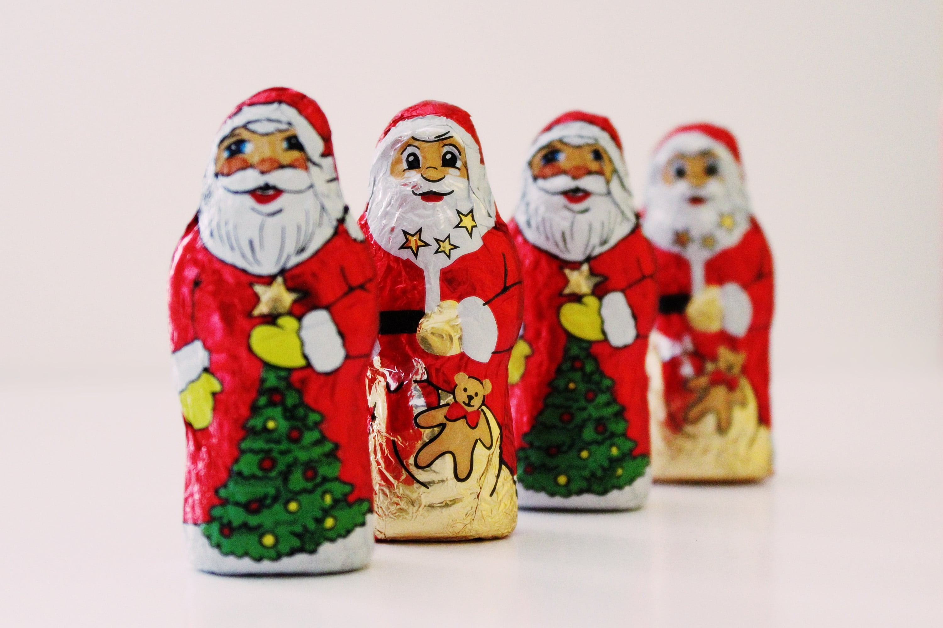 human representation, small, holiday, santa, studio shot, art and craft, gift, four, figure, figurine, christmas greeting, matryoshka, contemplative, christmas eve, HD Wallpaper