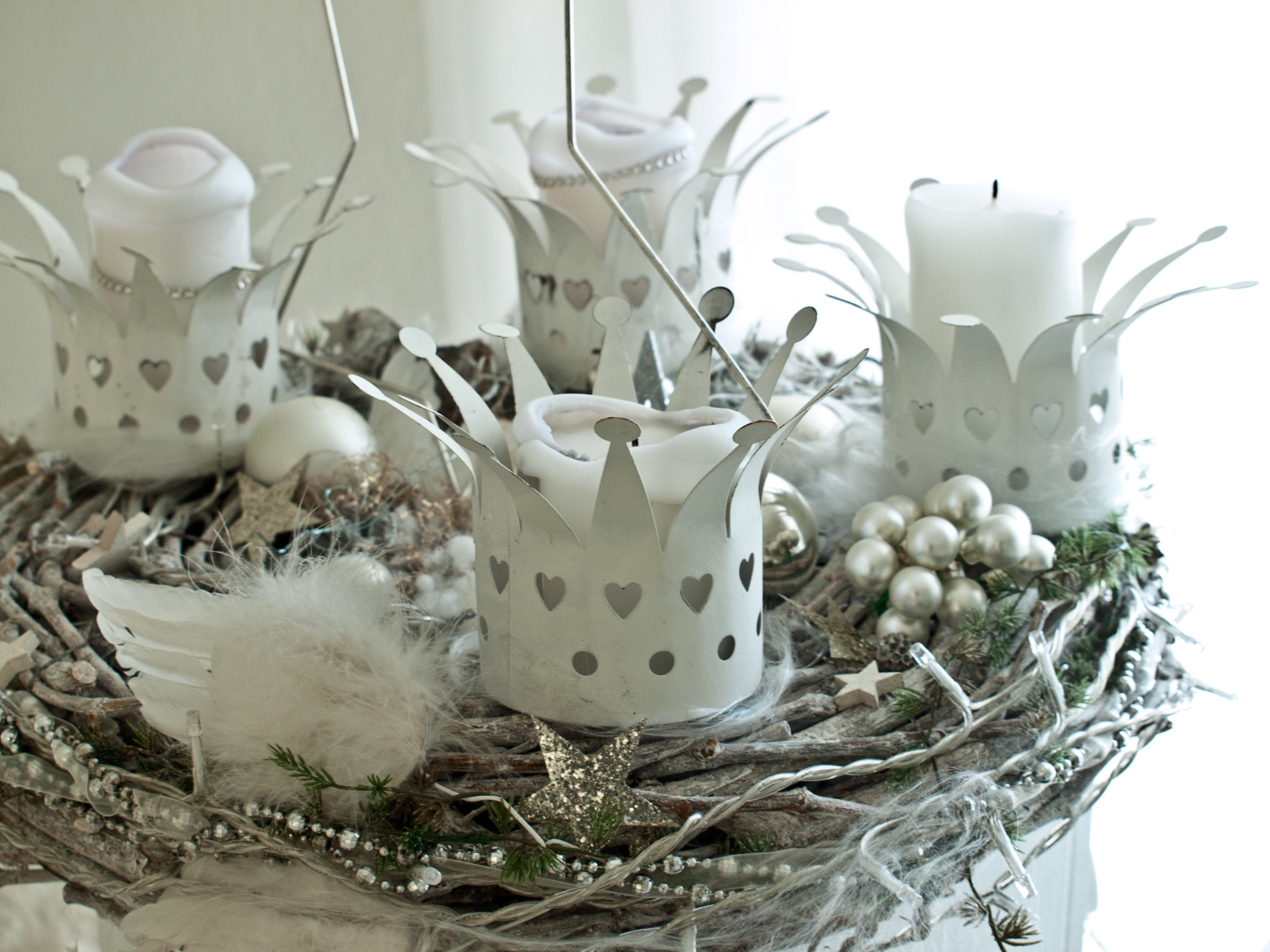 basket, deco, easter, festival, representation, plant, noel, crown, egg, easter egg, white background, advent wreath, holders, white, indoors, holiday, HD Wallpaper