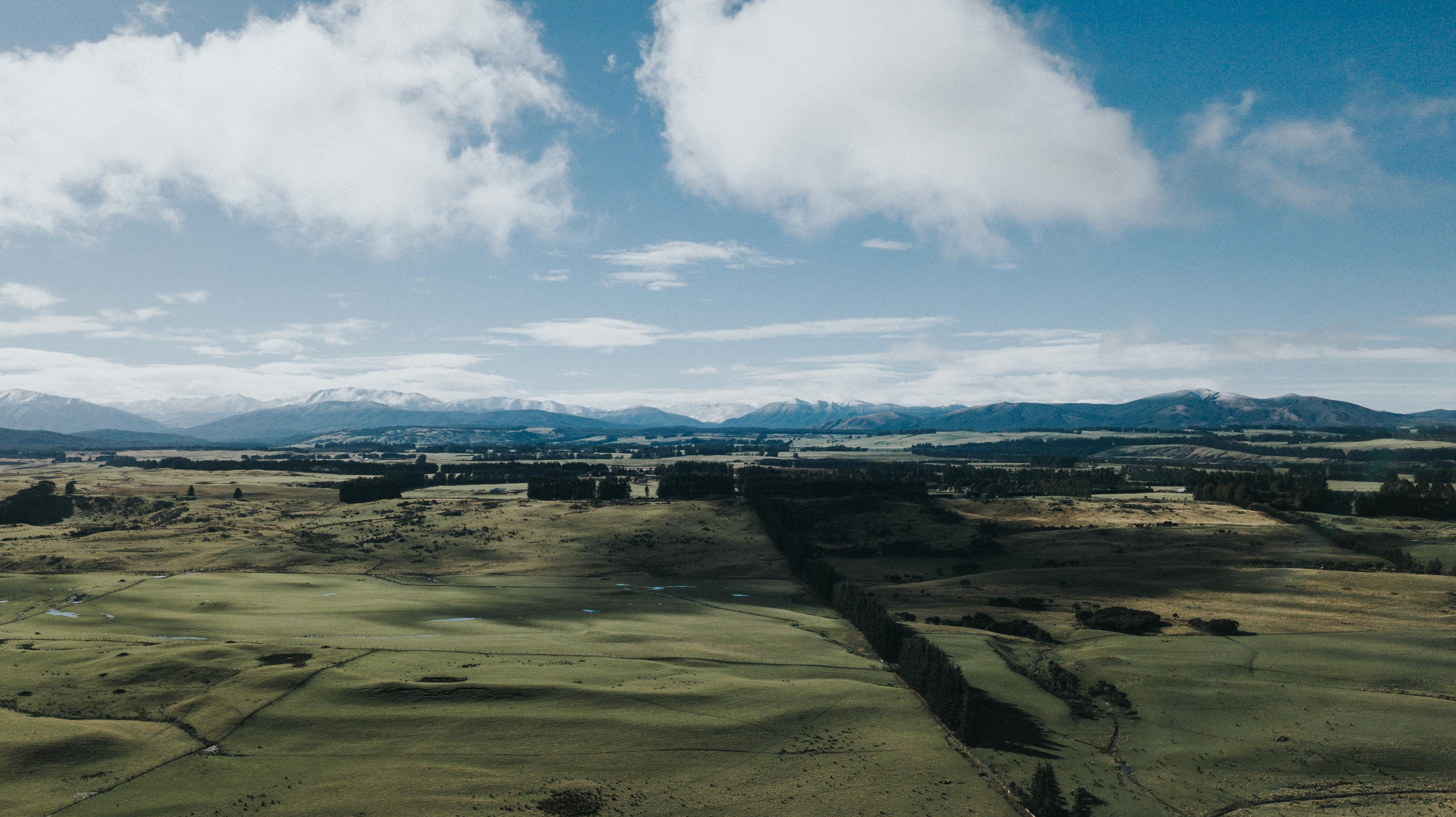 non-urban scene, 472d te anau-milford hwy, 4K, paddocks, sky, scenics - nature, land, beauty, snow, day, beauty in nature, mountain, te anau, nature, south island, HD Wallpaper