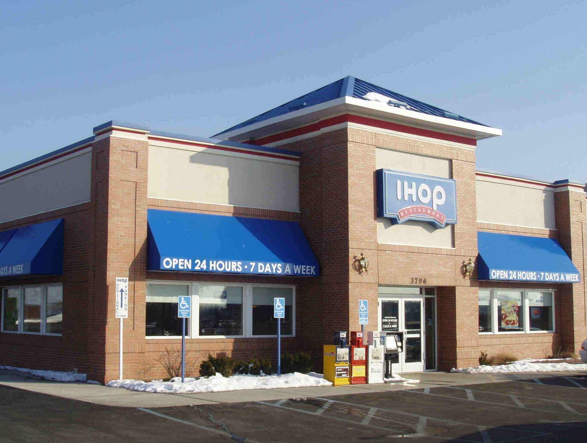 information sign, facade, 1080P, rocky Mountains, ihop, store, building, no people, michigan, western script, text, colorado, building Exterior, city, HD Wallpaper