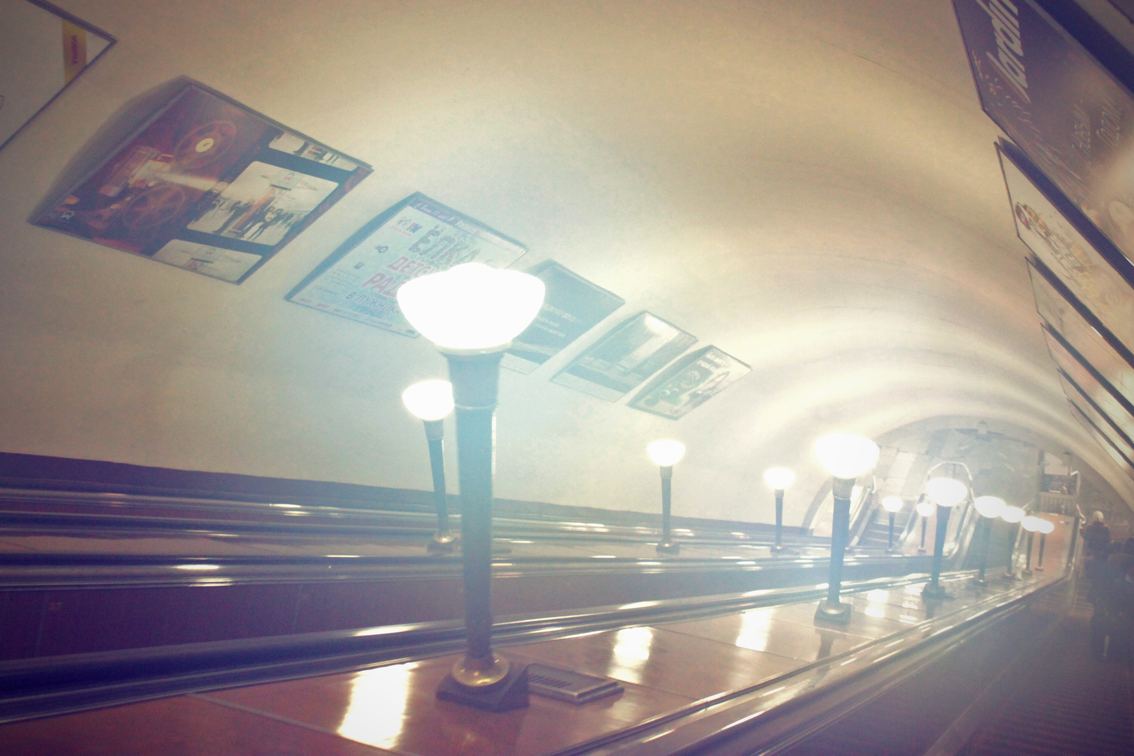 motion, night, people, lighting Equipment, escalator, electric Lamp, business Travel, journey, fixture, subway Station, underground, subway Train, white, HD Wallpaper