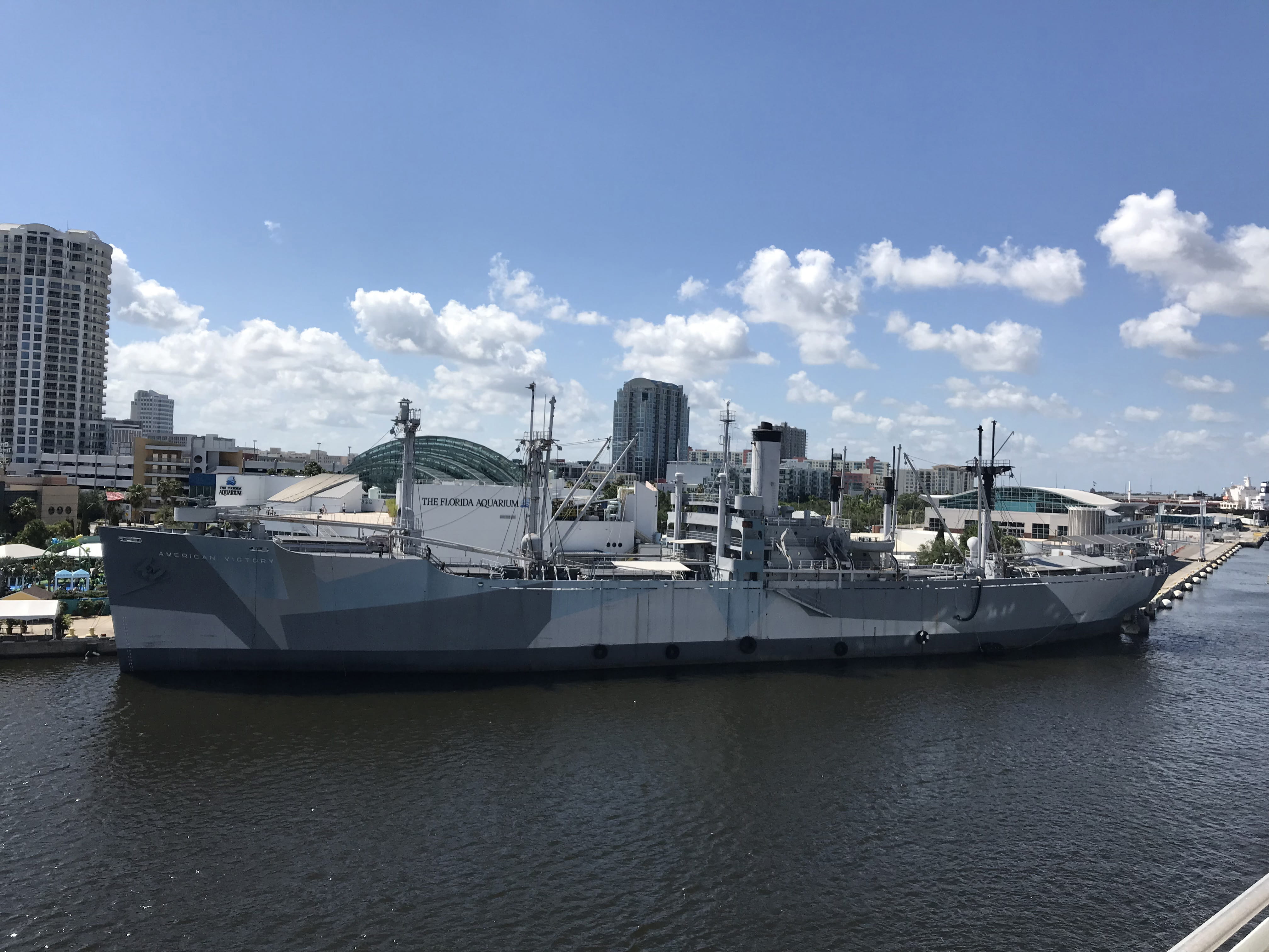 city, ss american victory ship, building exterior, moored, cloud - sky, luxury, skyscraper, naval ship, ss american victory, built structure, water, transportation, HD Wallpaper