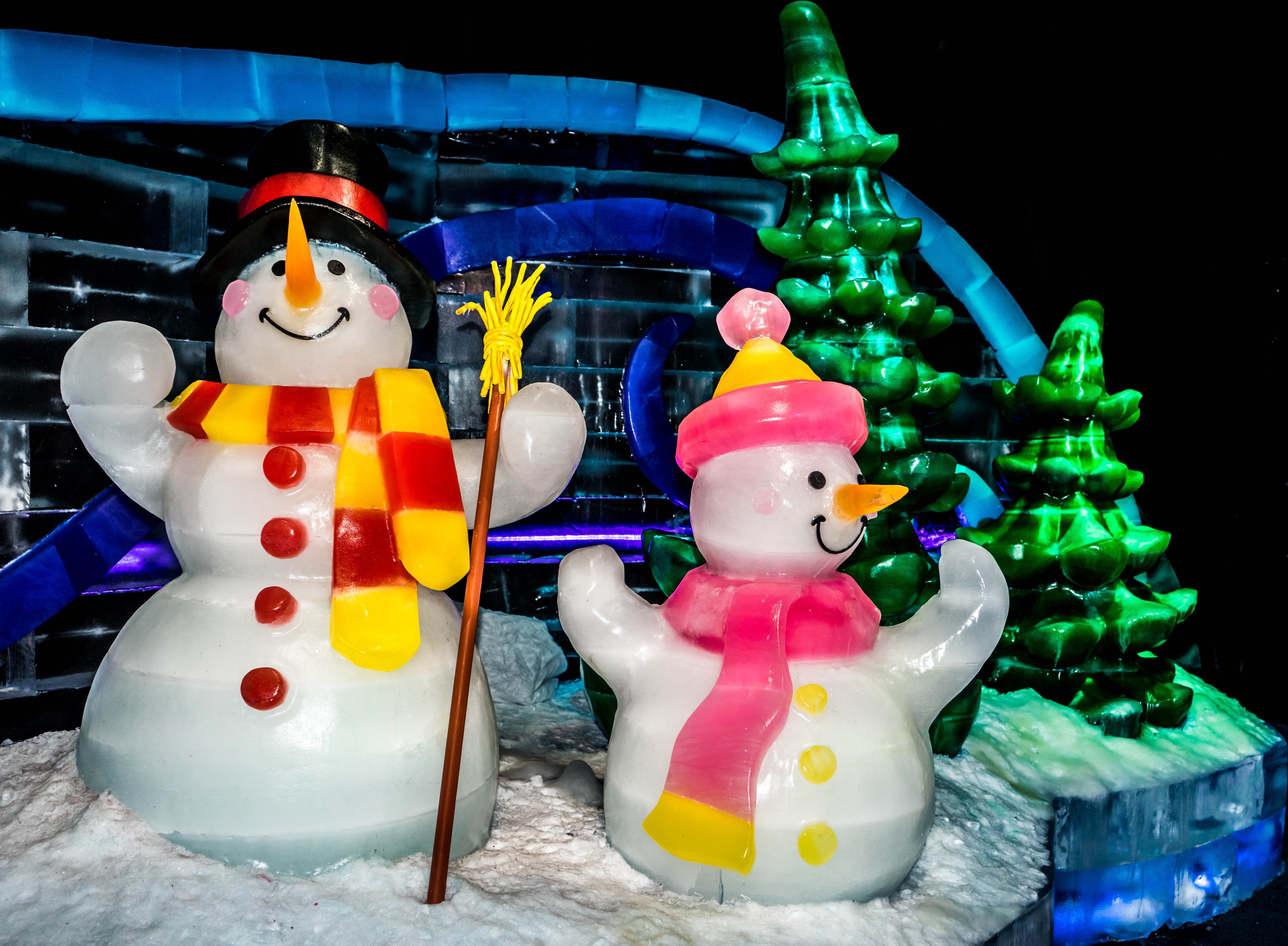 representation, still life, multi colored, cold, creativity, palms, winter, artist, ice exhibit, Ice, no people, showcase, Exhibit, zing, statue, creative, HD Wallpaper