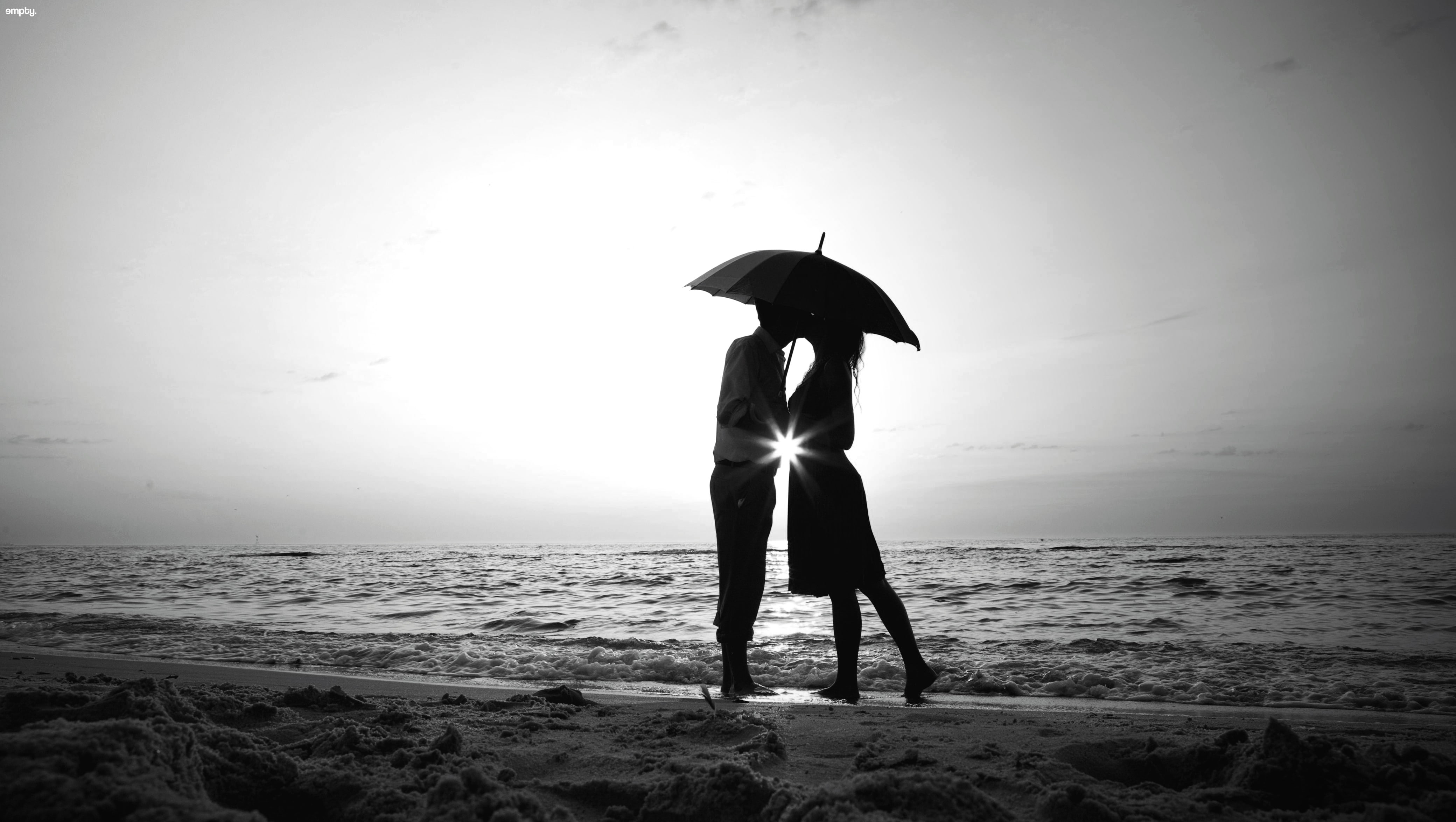 people, 4K, Sun, men, women, beach, sea, umbrella, HD Wallpaper