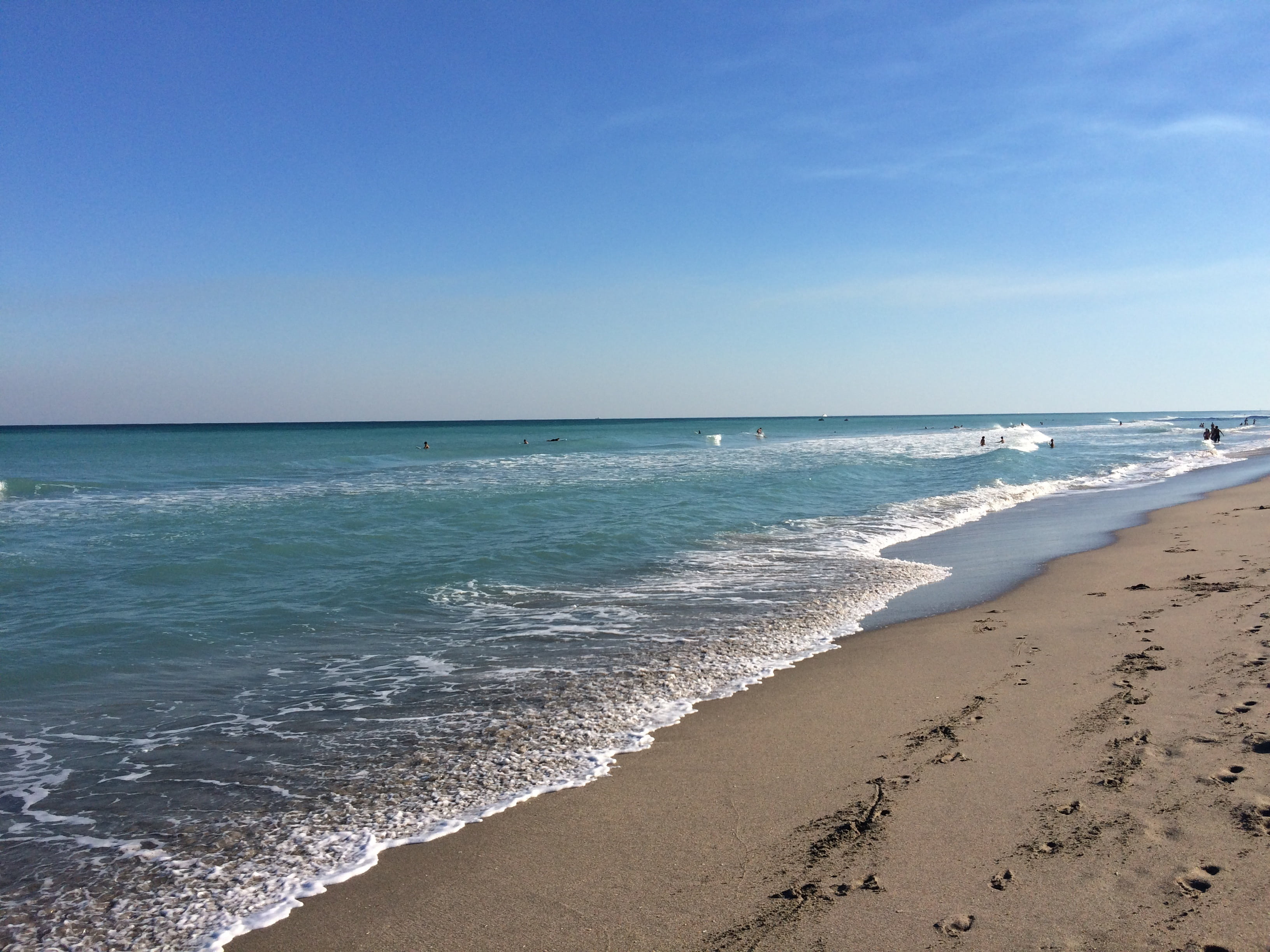 water, no people, boca raton, beach, sea, horizon, wave, outdoors, holiday, horizon over water, motion, waters edge, nature, turquoise colored, summer, HD Wallpaper