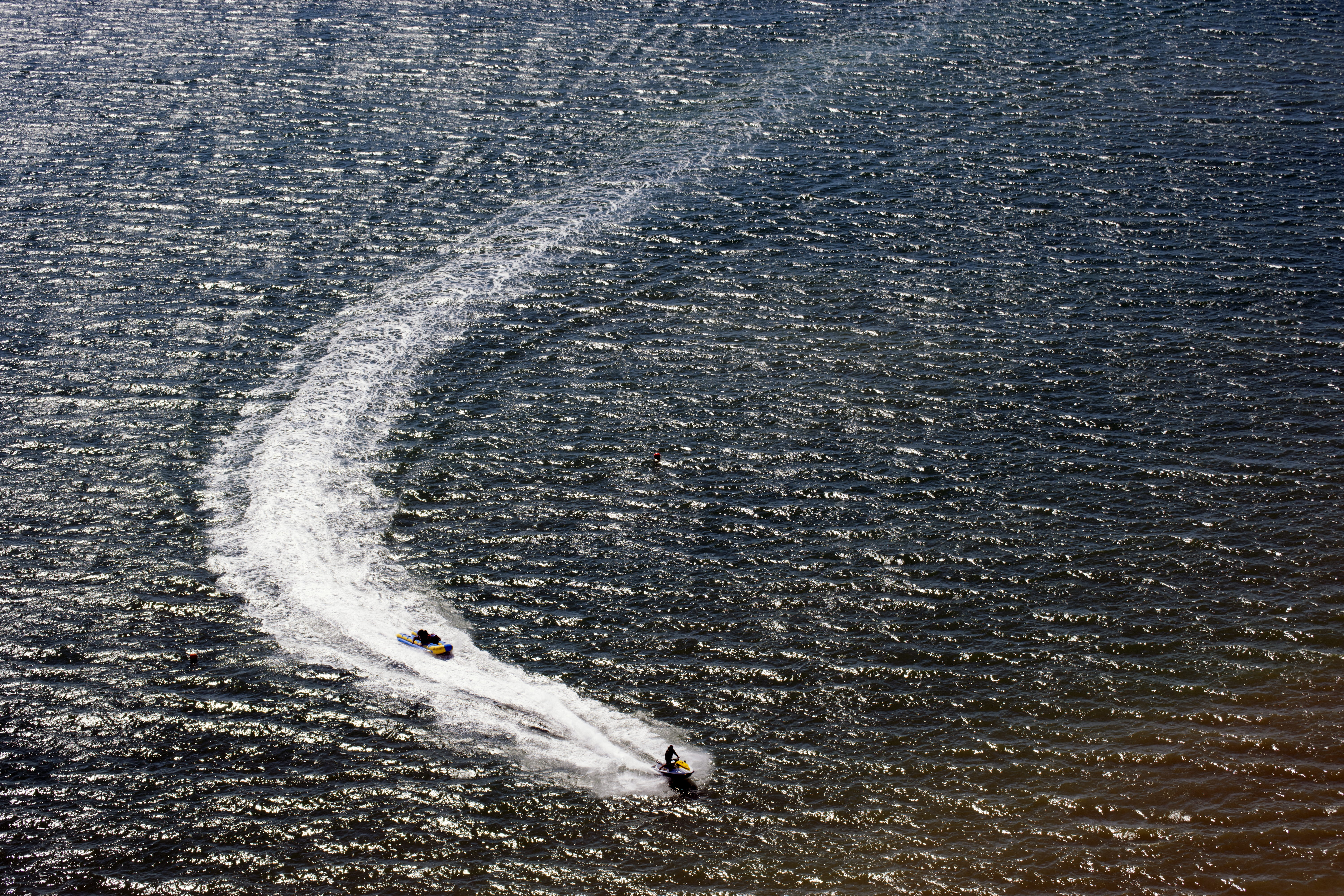 motion, water, transportation, unrecognizable person, united states, nature, high angle view, long exposure, real people, panama city beach, one animal, HD Wallpaper