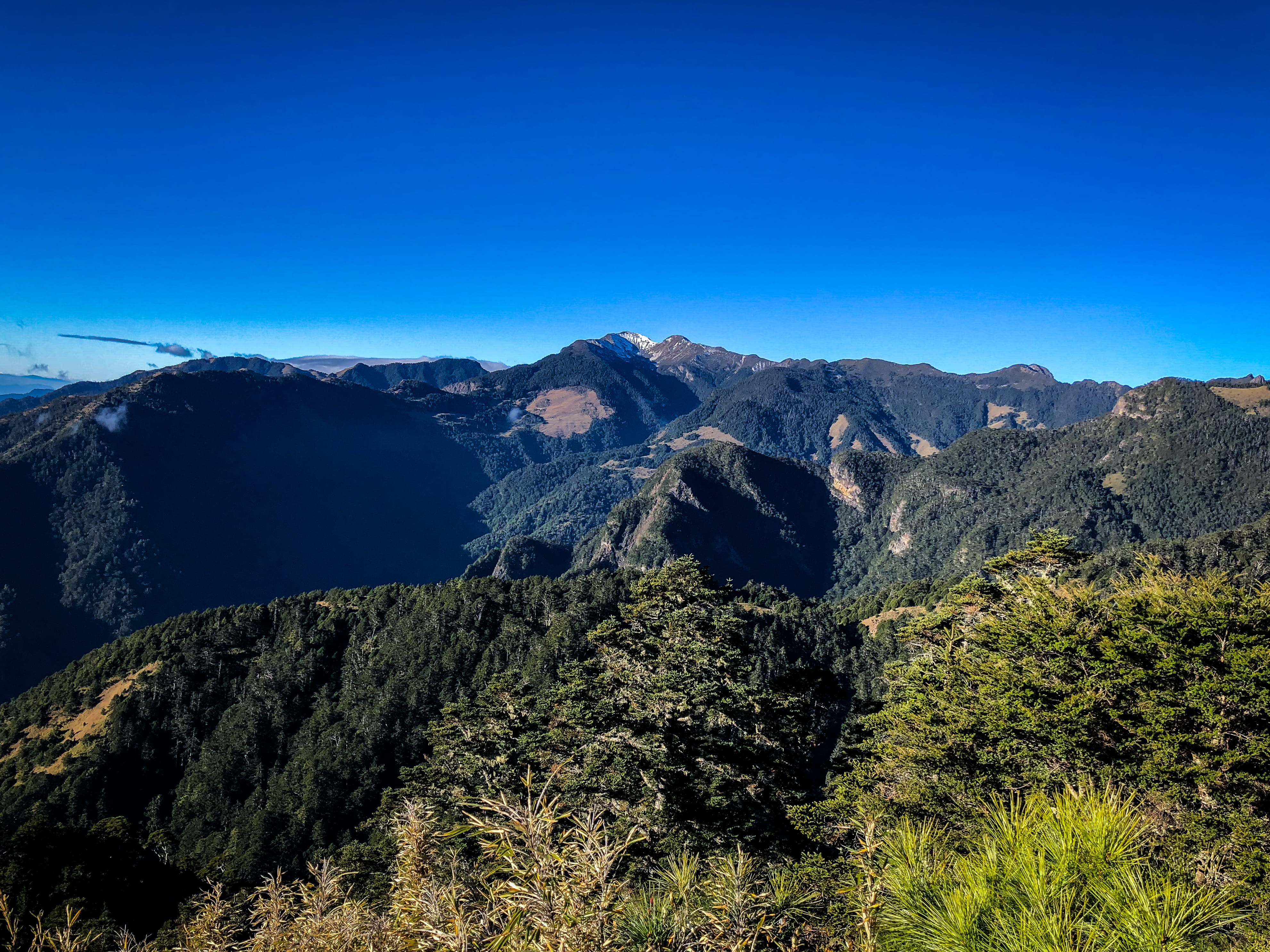 land, tranquil scene, blue, beauty in nature, outdoors, sky, growth, 4K, plant, no people, mountains, nature, day, taiwan, tree, non-urban scene, scenics - nature, HD Wallpaper
