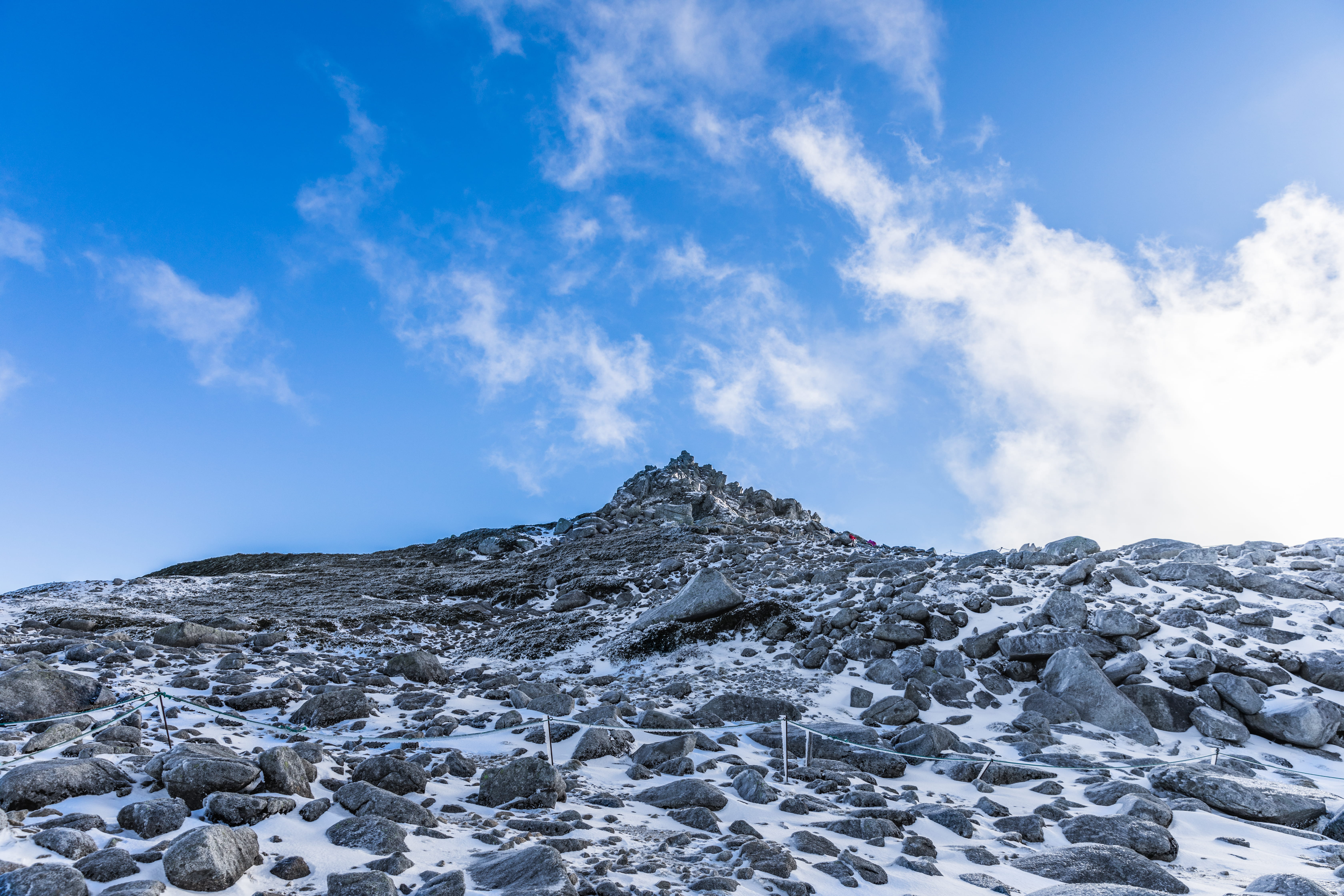 beauty in nature, rock, winter, summit, nature, montain, mountain, tranquil scene, non-urban scene, komagane-shi, senjojiki, blue, snowcapped mountain, HD Wallpaper