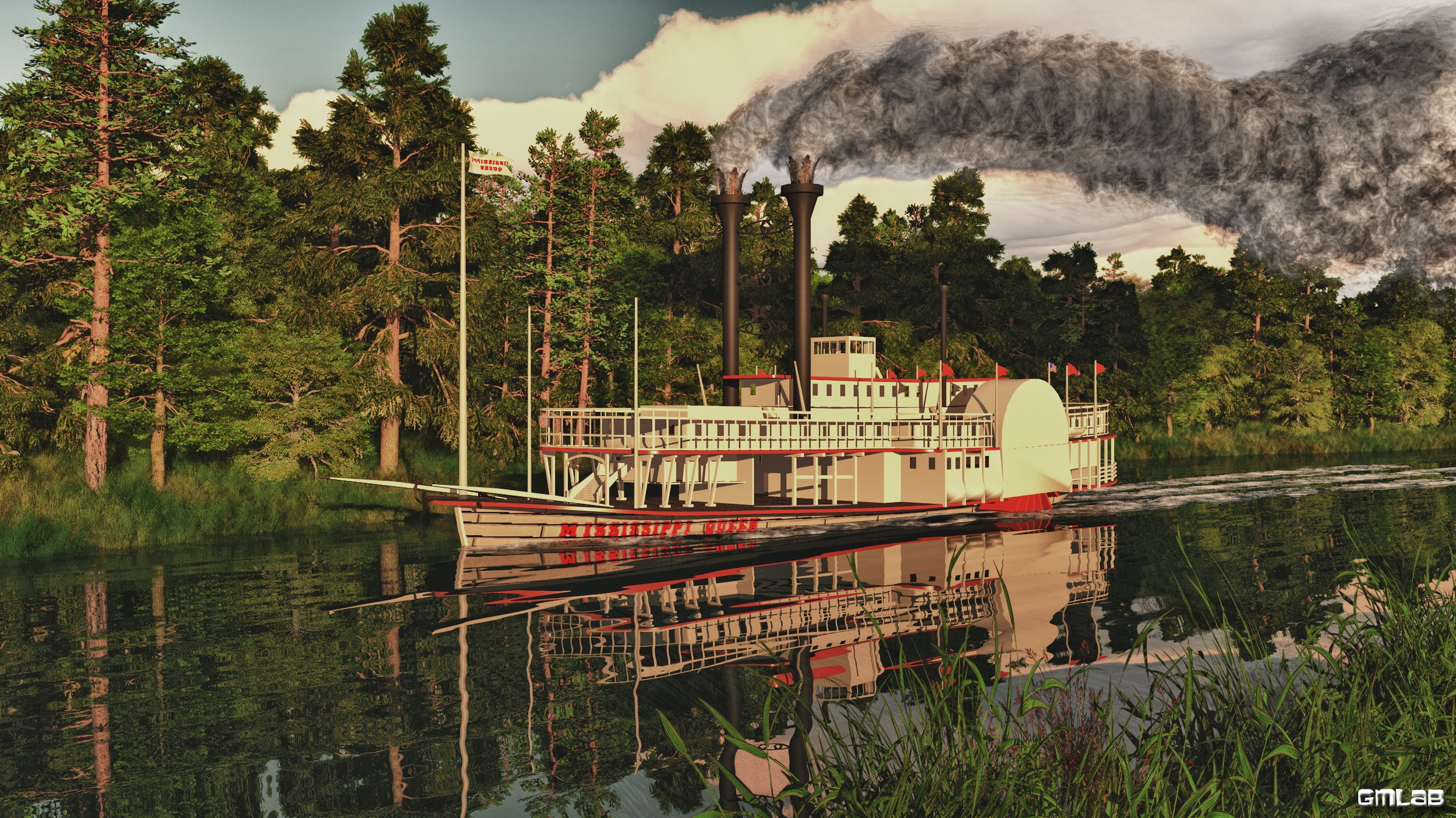 mississippi, the, queen, 1080P, HD Wallpaper