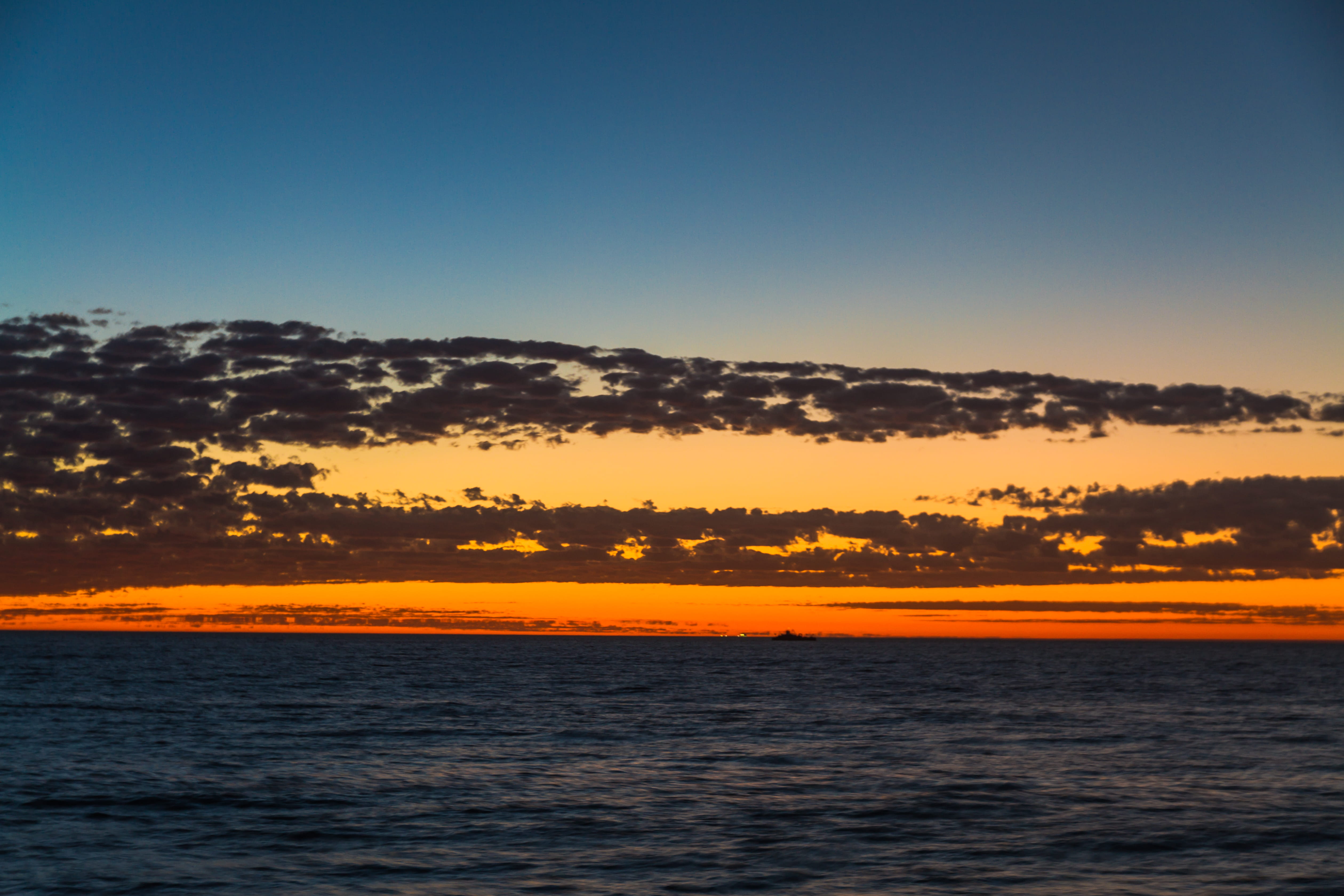 horizon over water, end of sunset, orange color, idyllic, no people, western australia, scenics - nature, non-urban scene, clear sky, sea, horizon, sdh_photos, HD Wallpaper